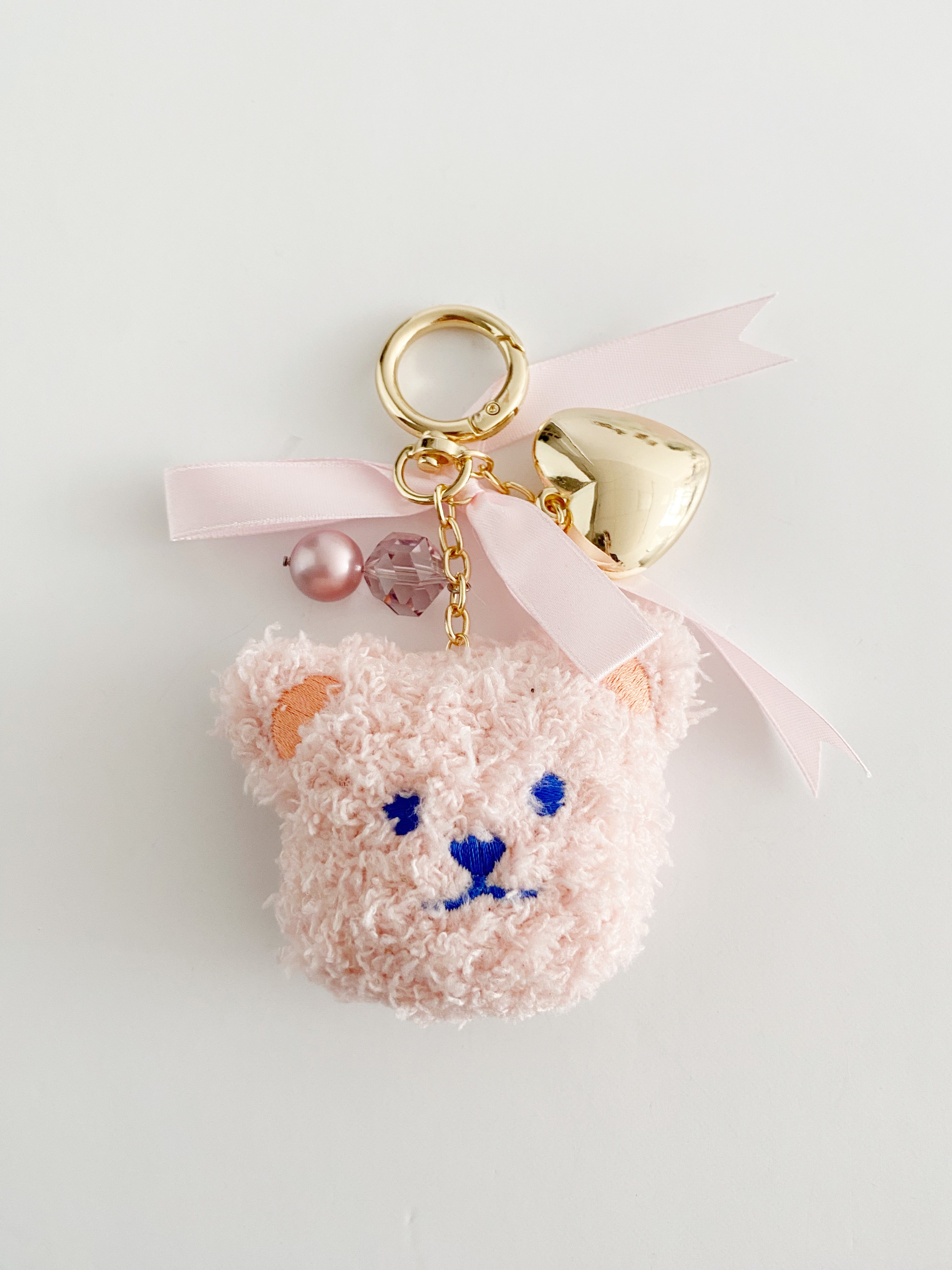 Breloque Teddy glam \ rose