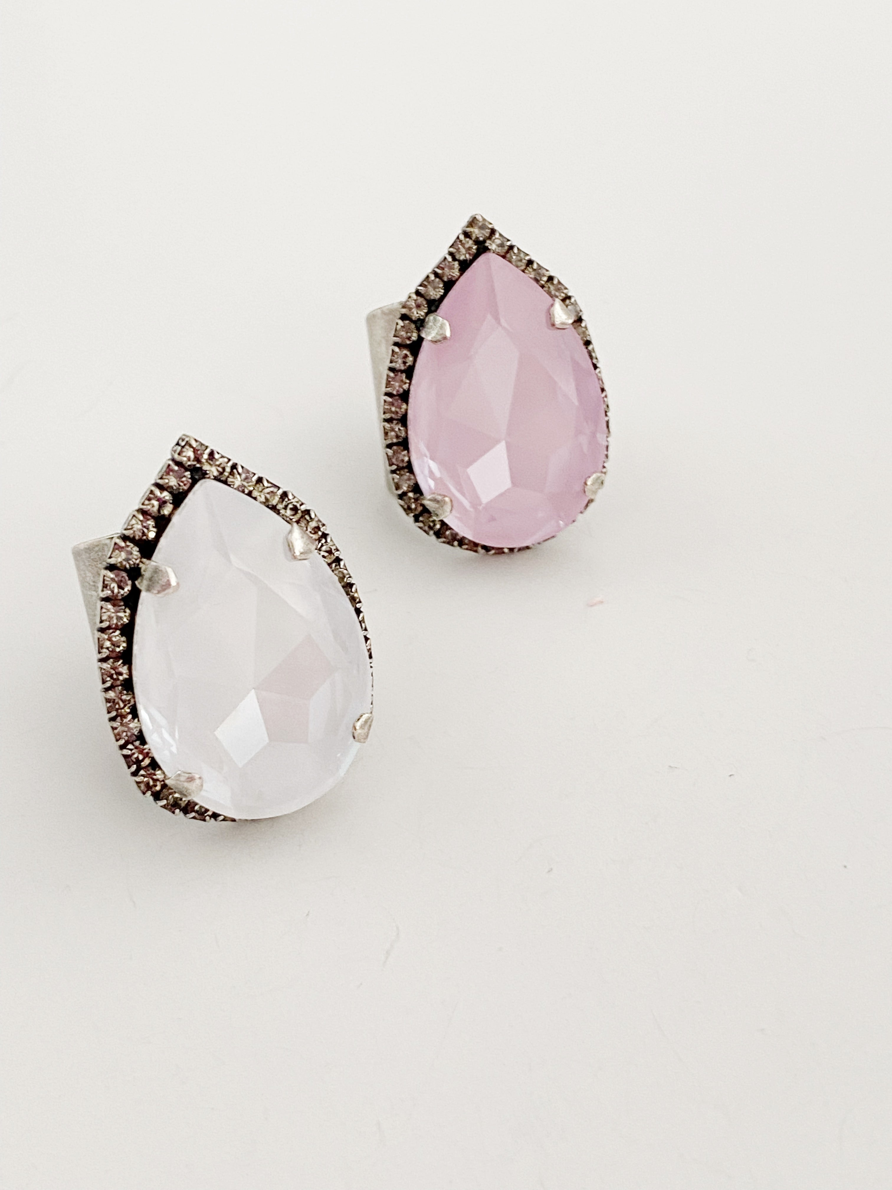 Bague cocktail Morgan \ soft pink