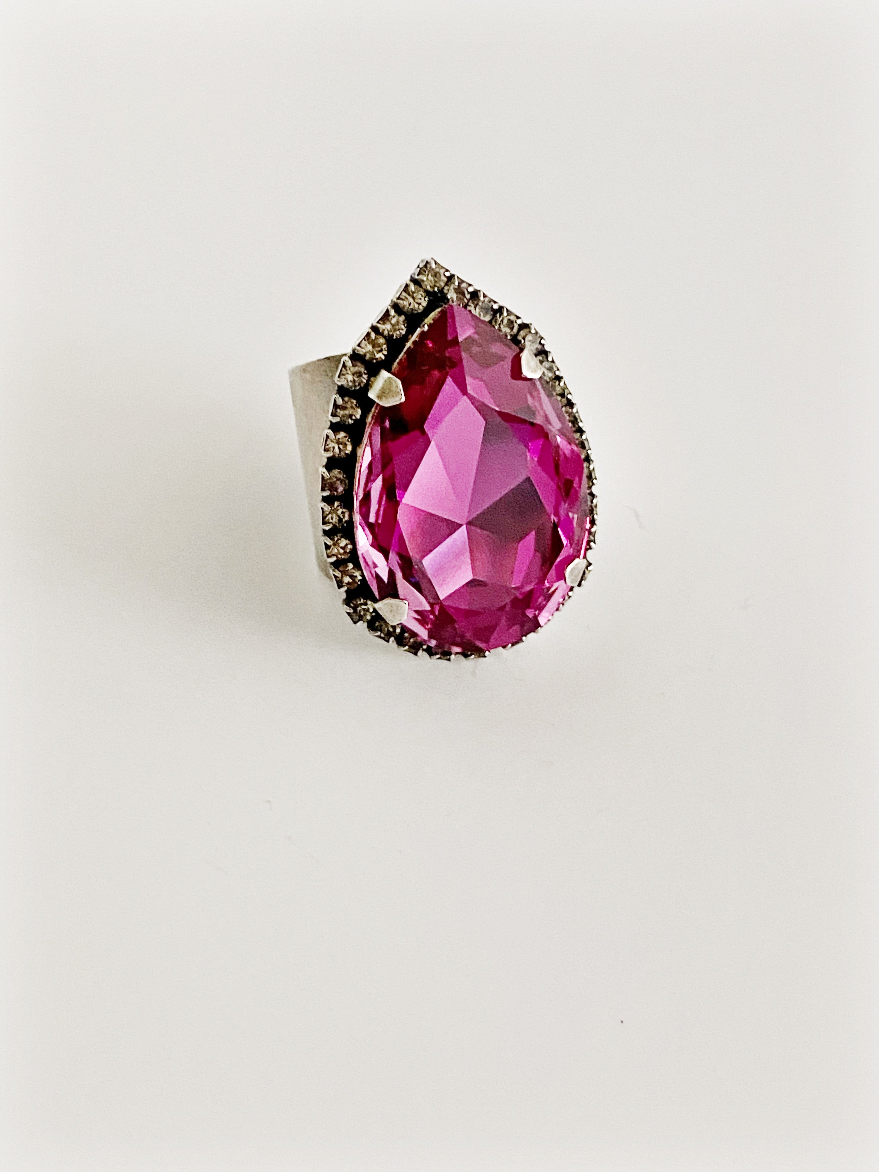 Bague cocktail Morgan Dark Rose