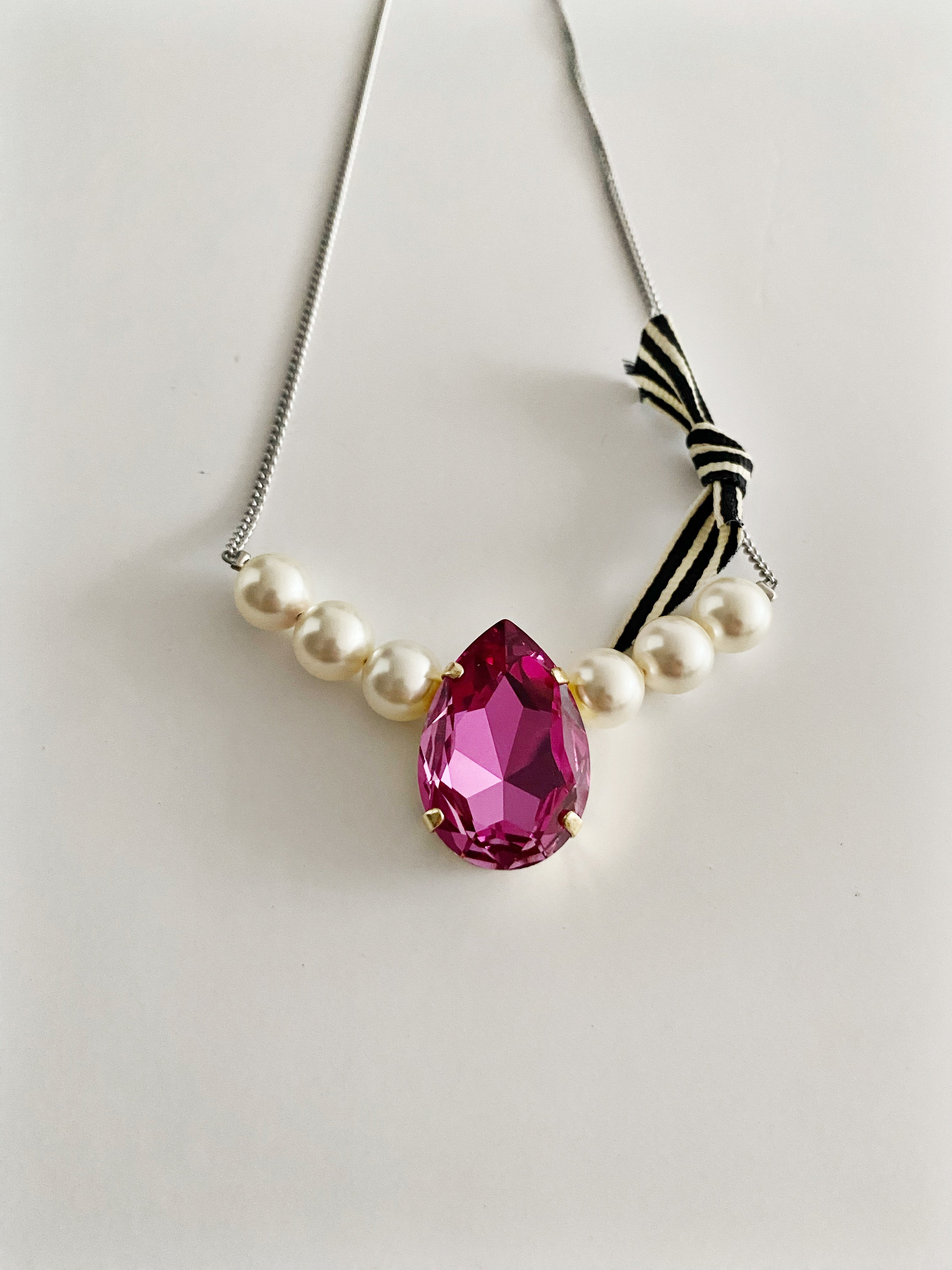 Collier Dark rose love