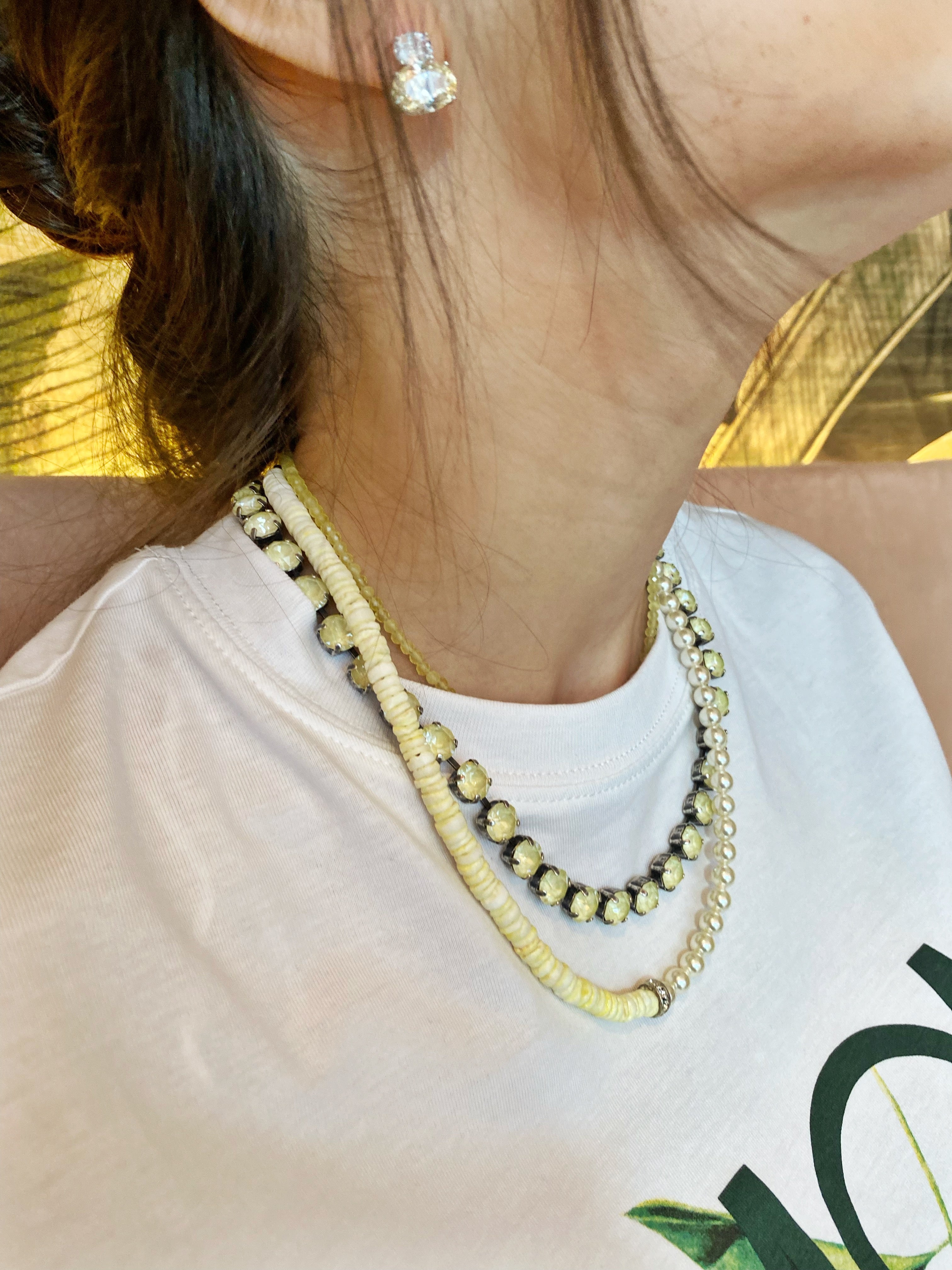 Collier Alizée \mimosa