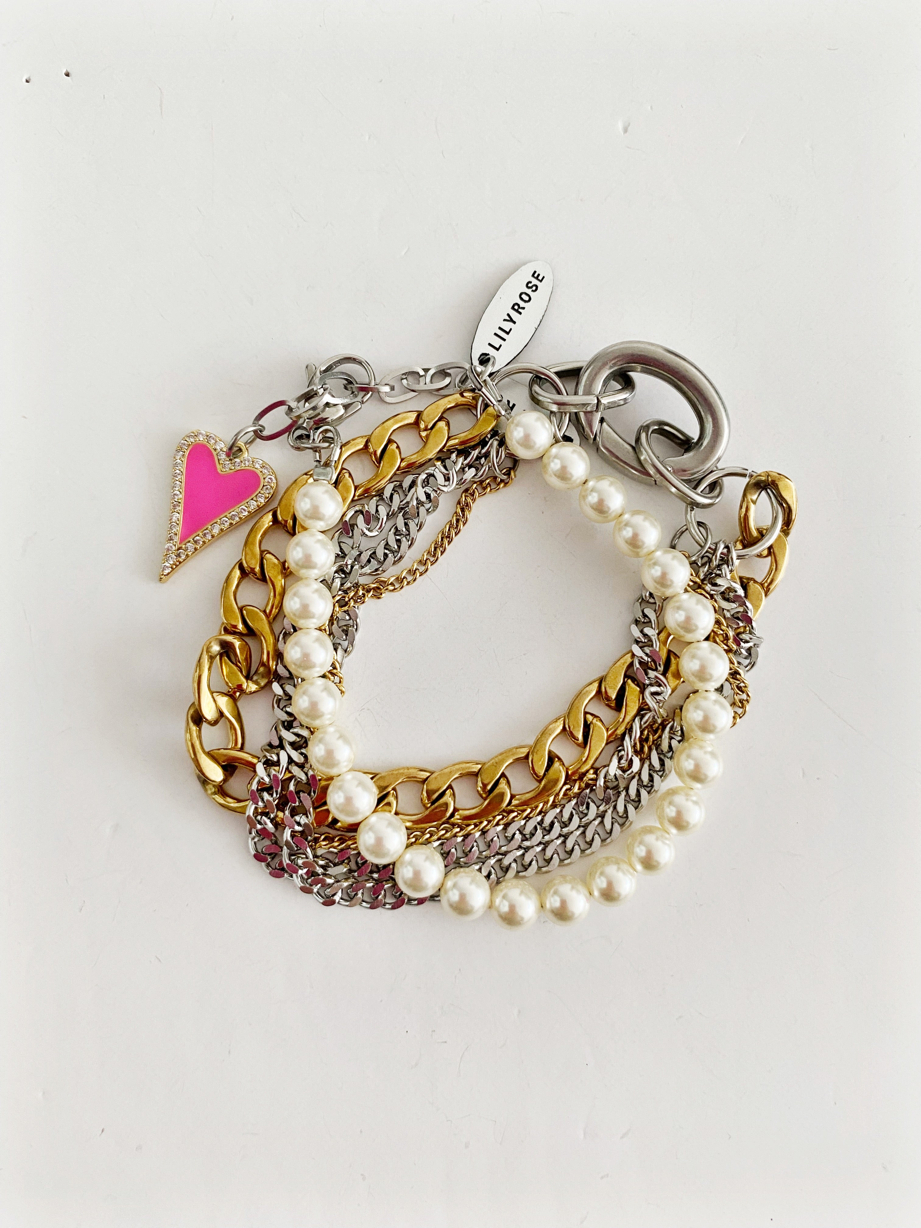 Ensemble de bracelets Pink valentine