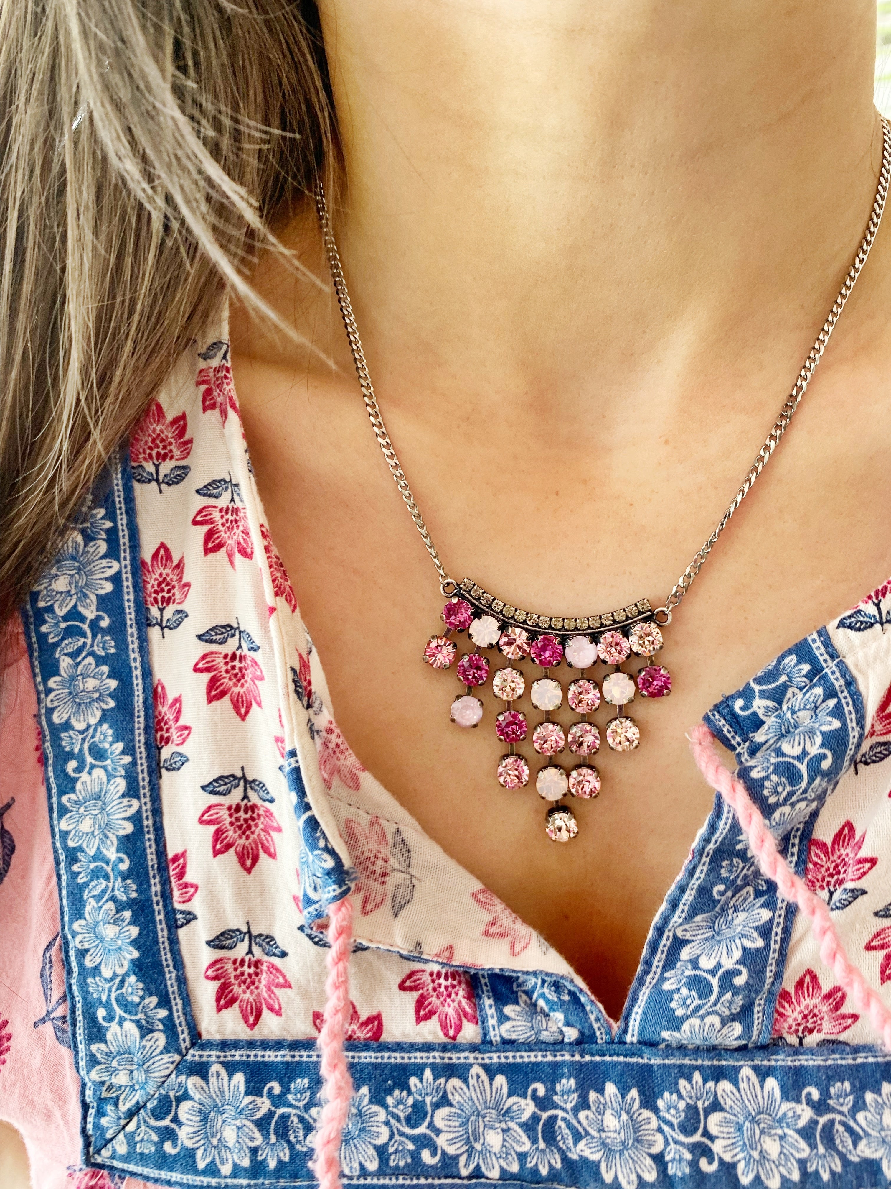 Collier Yara \ pink☀️🌴🐚