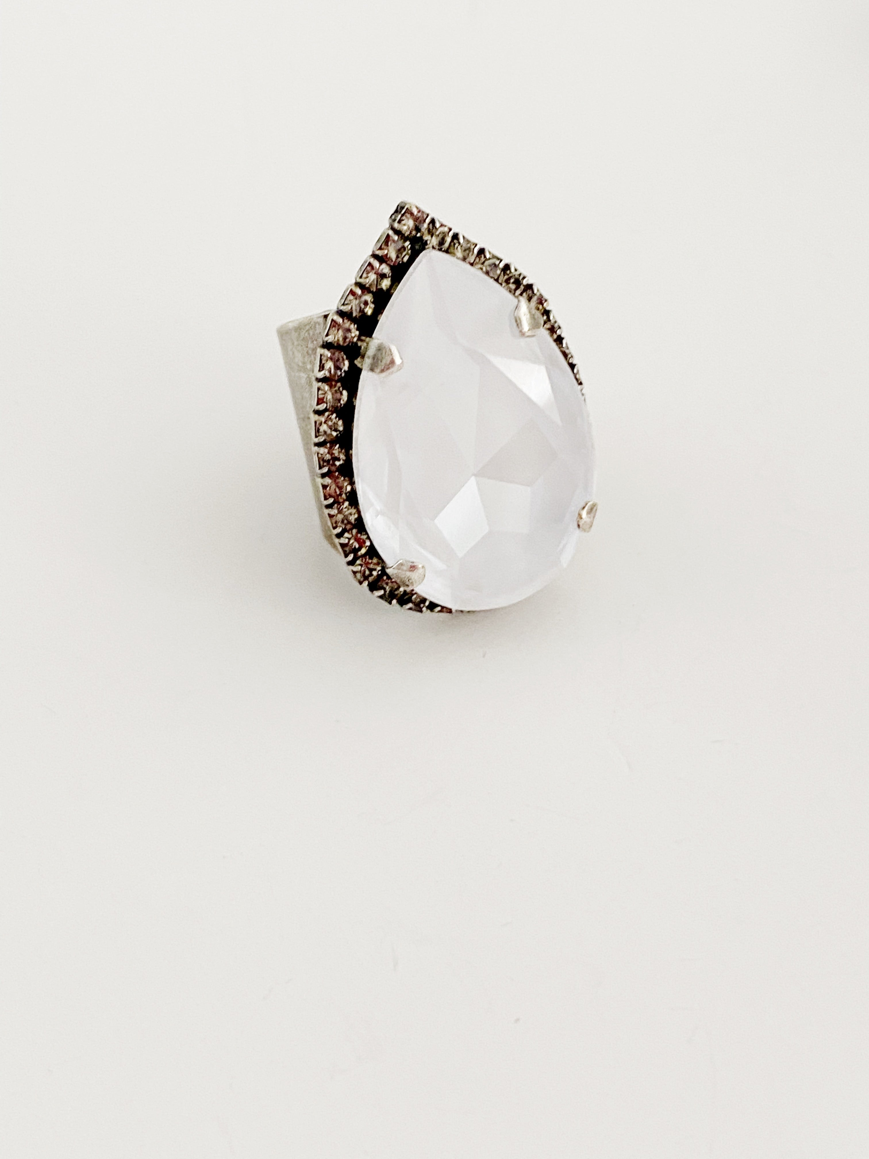 Bague cocktail Morgan \moonlight white