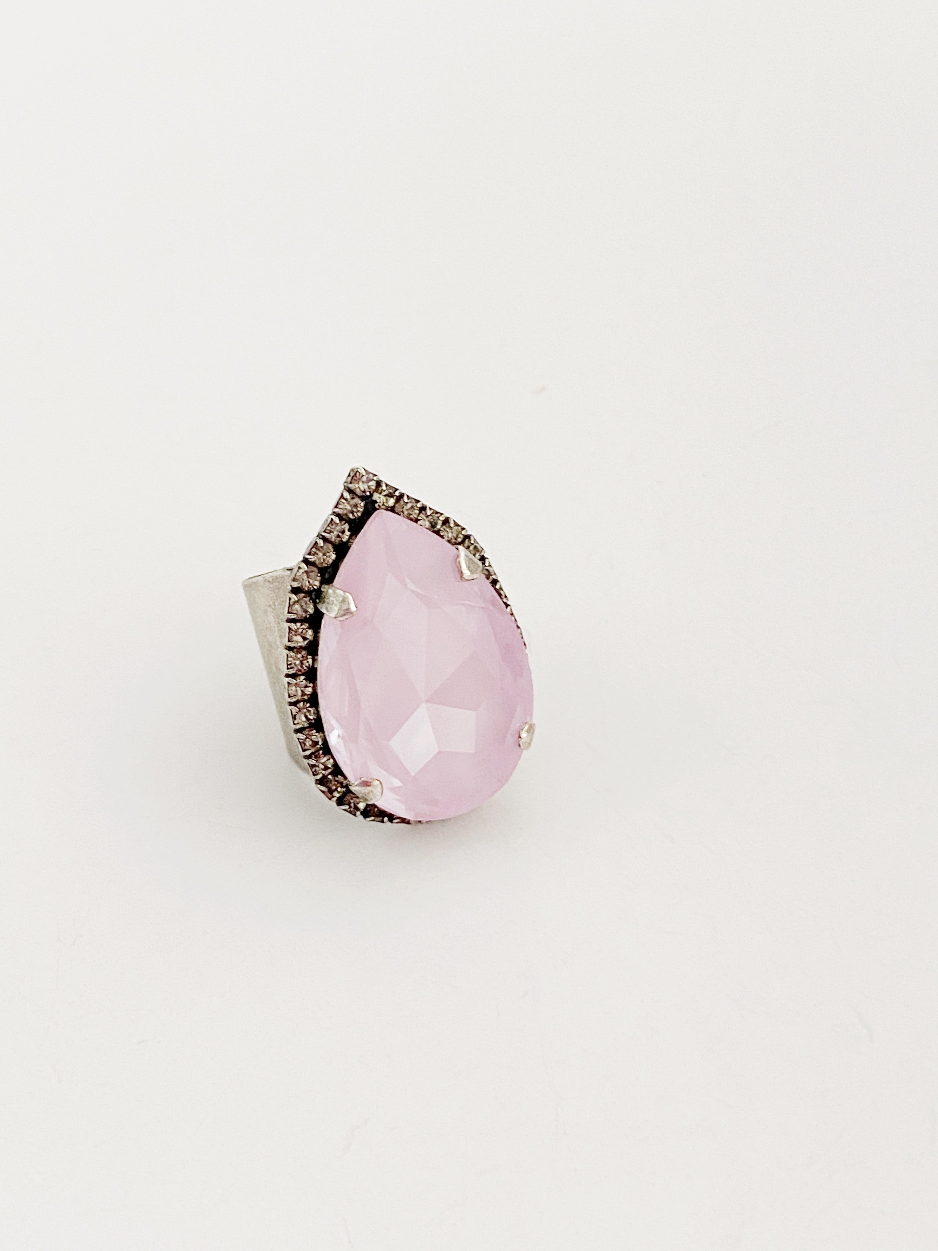 Bague cocktail Morgan \ soft pink