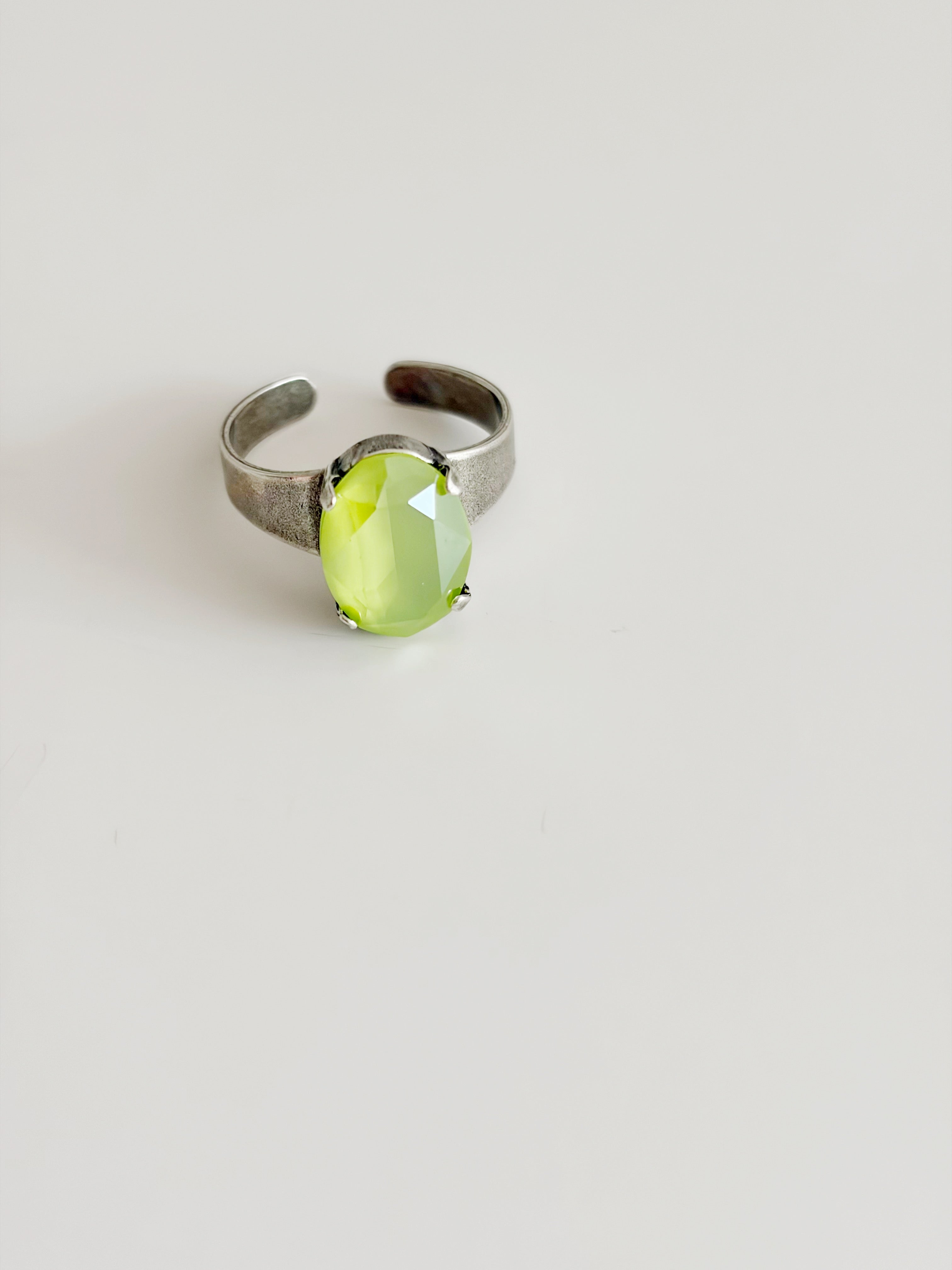 Bague Cecilia lime green