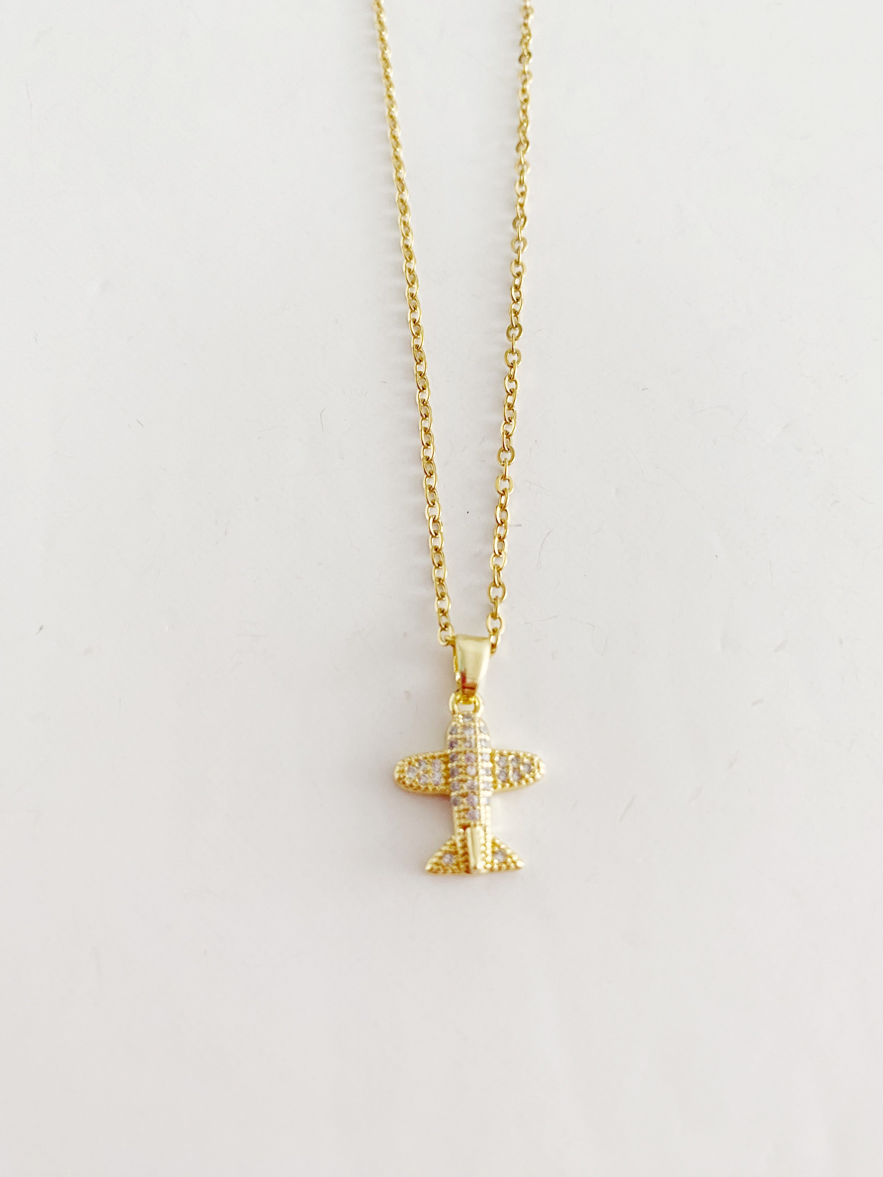 Collier jet lag \ gold