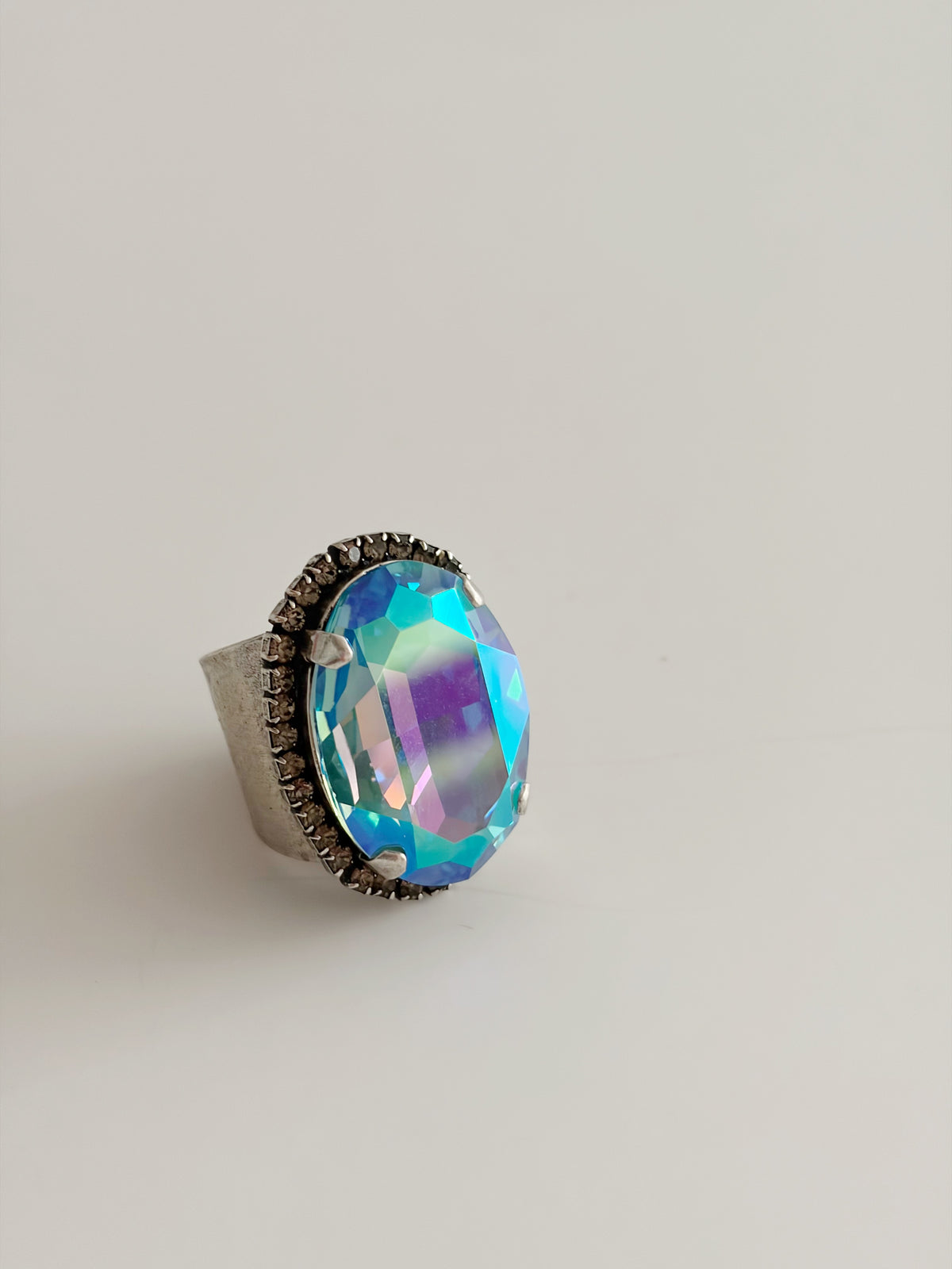 Bague cocktail Gorgiana \ magie Blue