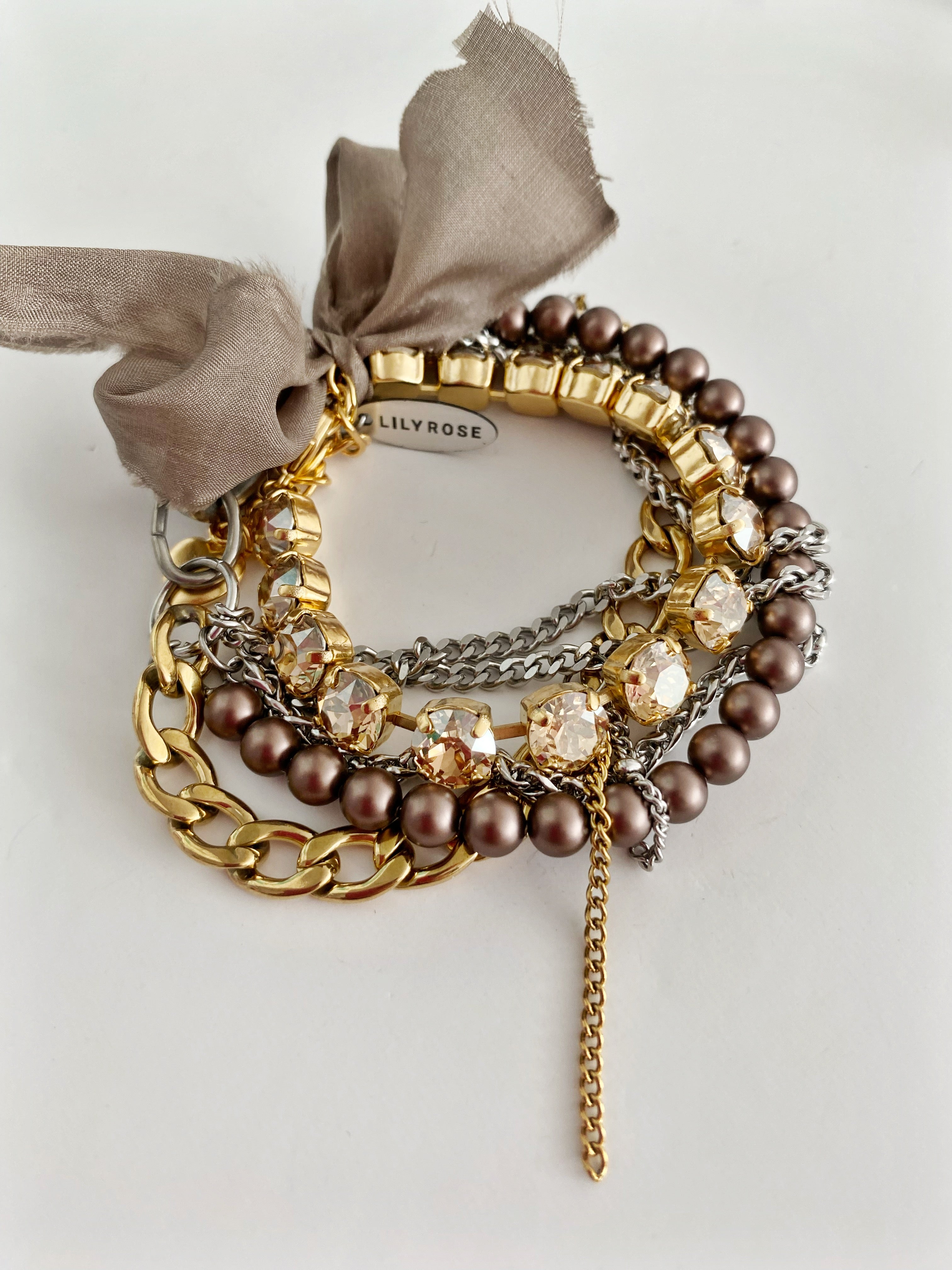 Ensemble de bracelets Mocha Crème