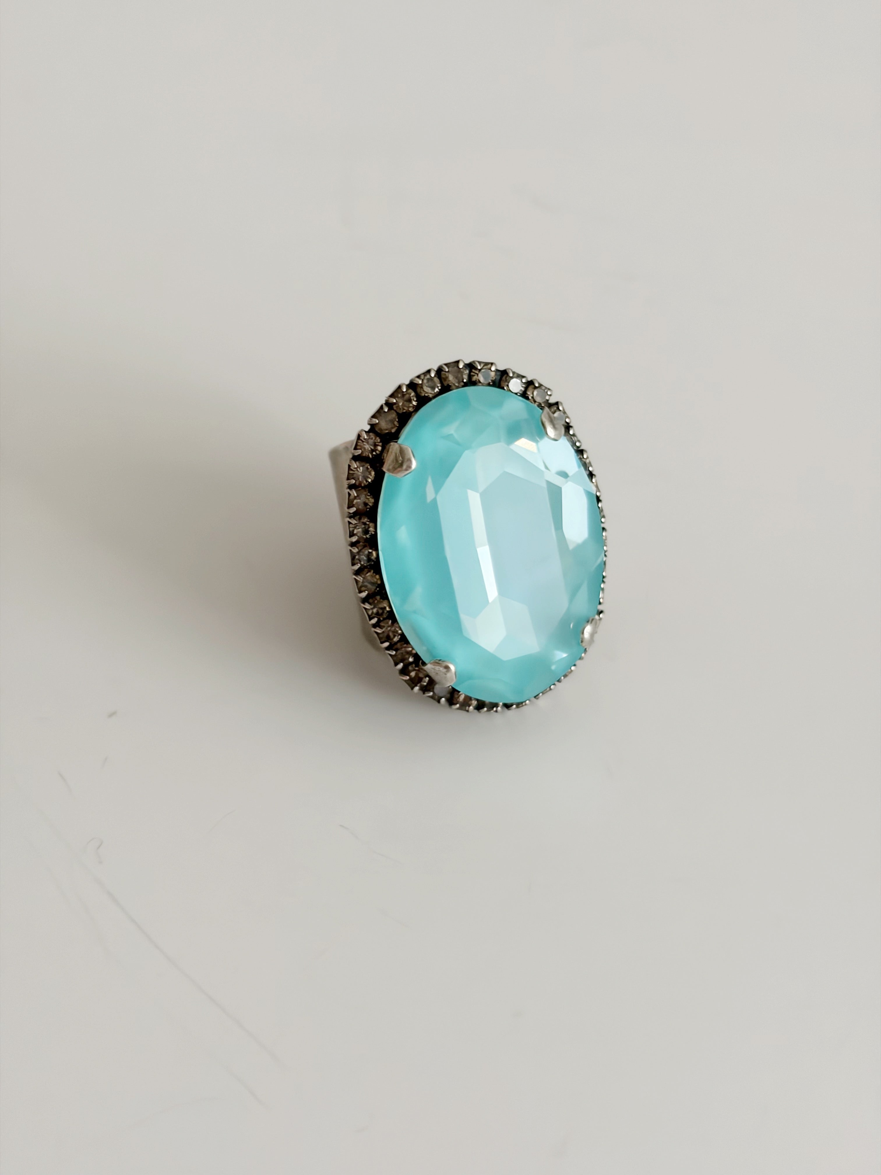 Bague cocktail Gorgiana \ paradise blue