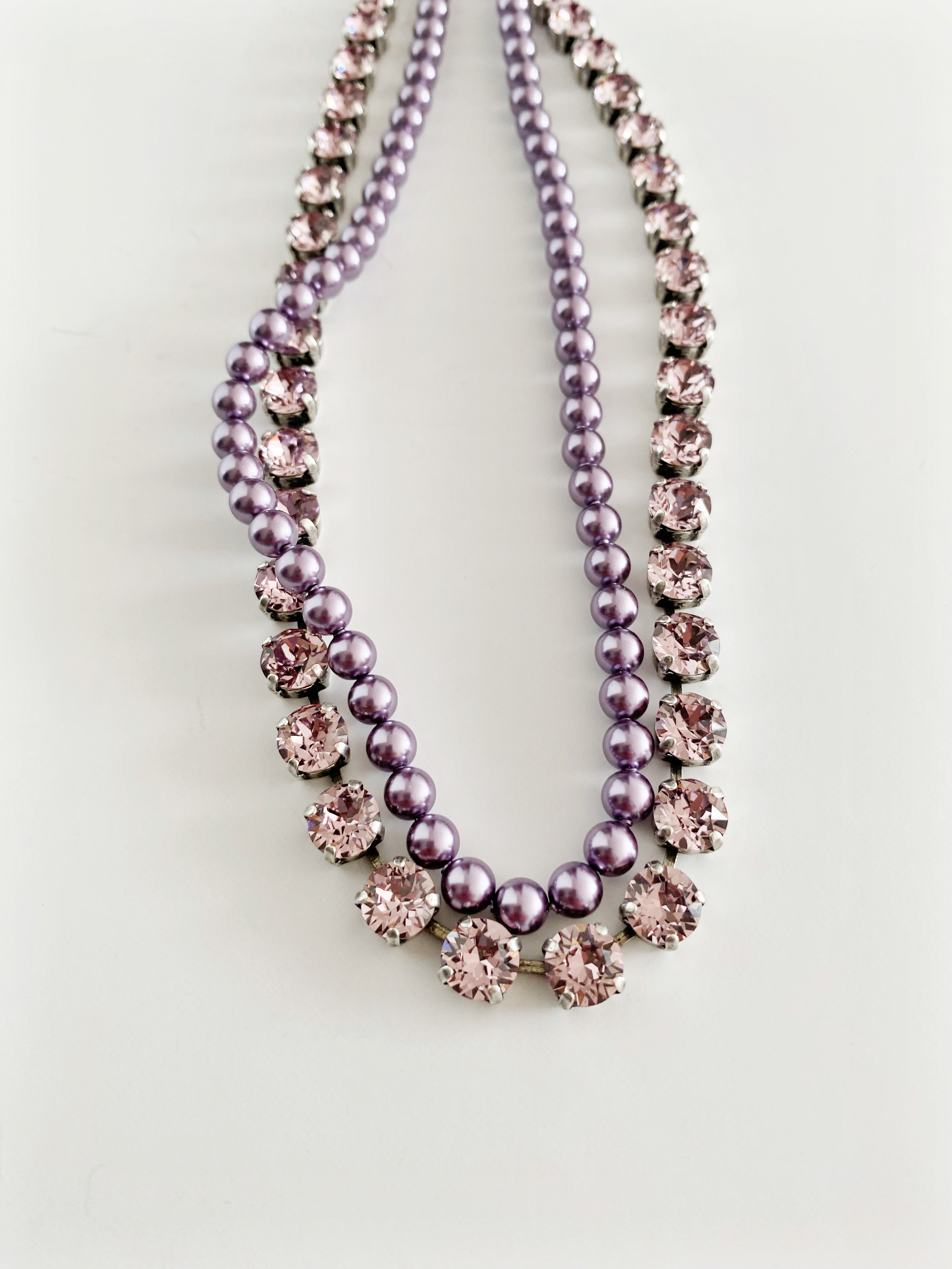 Ensemble de colliers Light amethyst