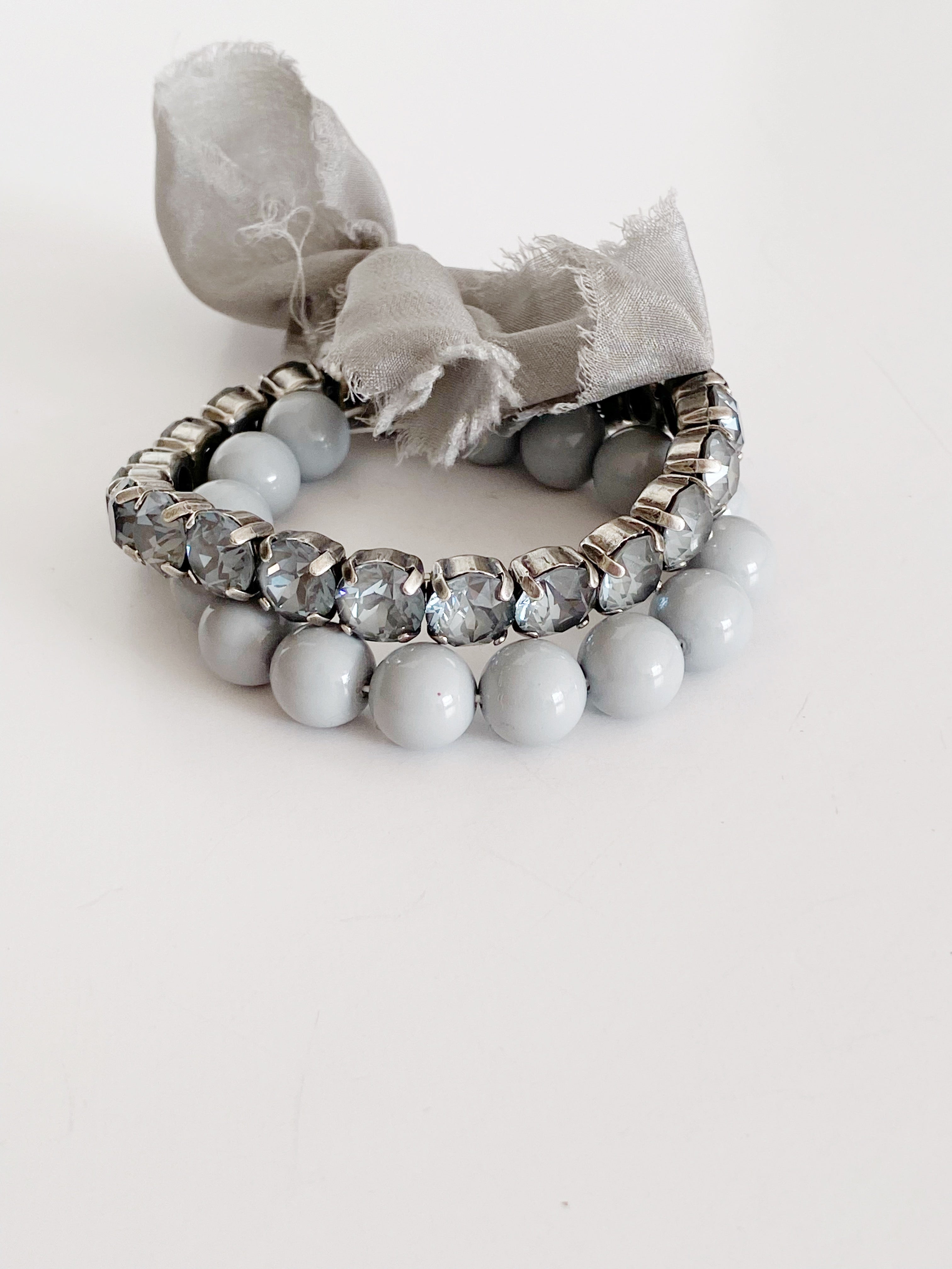 Ensemble de bracelets Amour gris 🩶