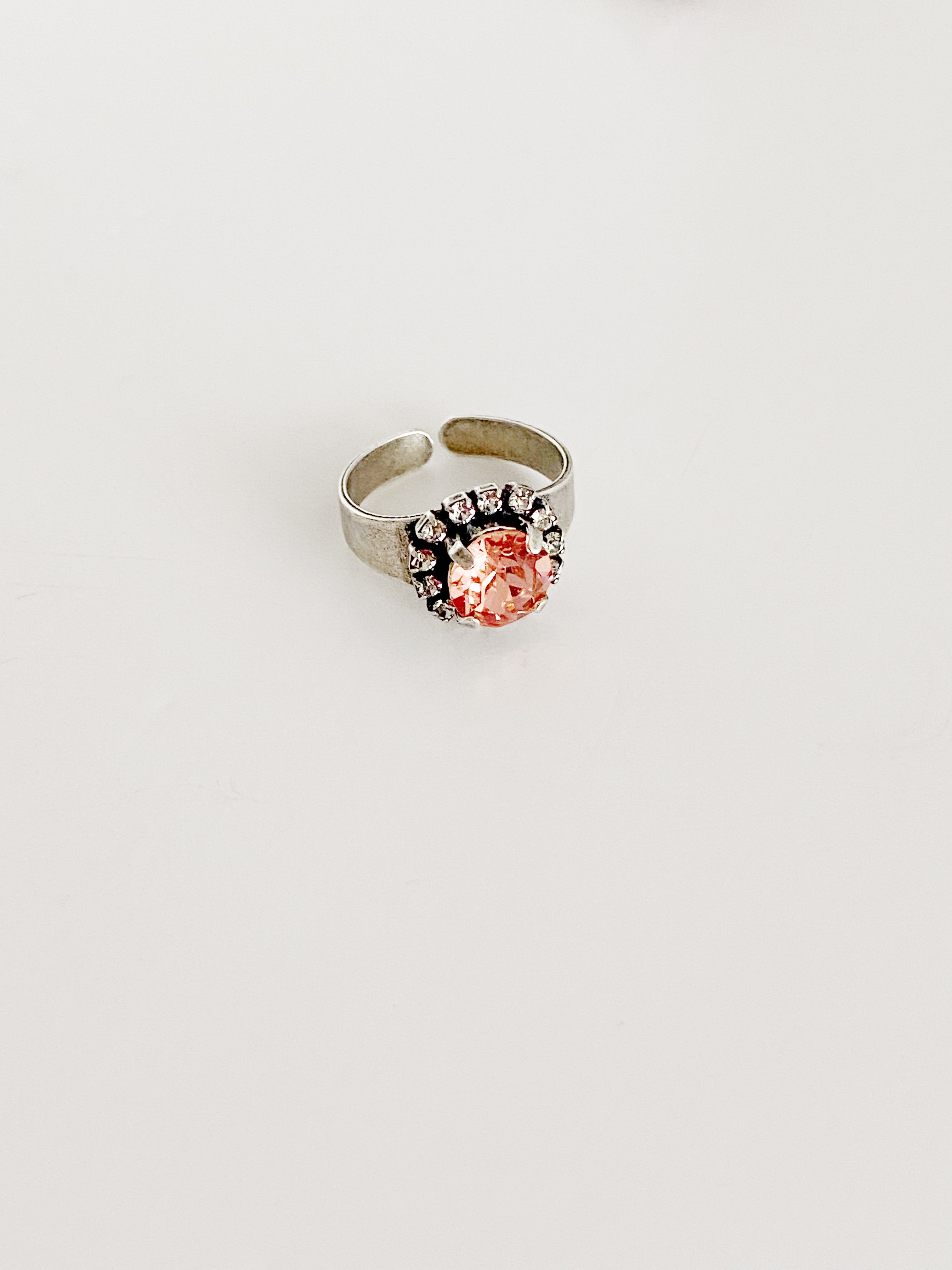 Bague Coralie \ rose peach