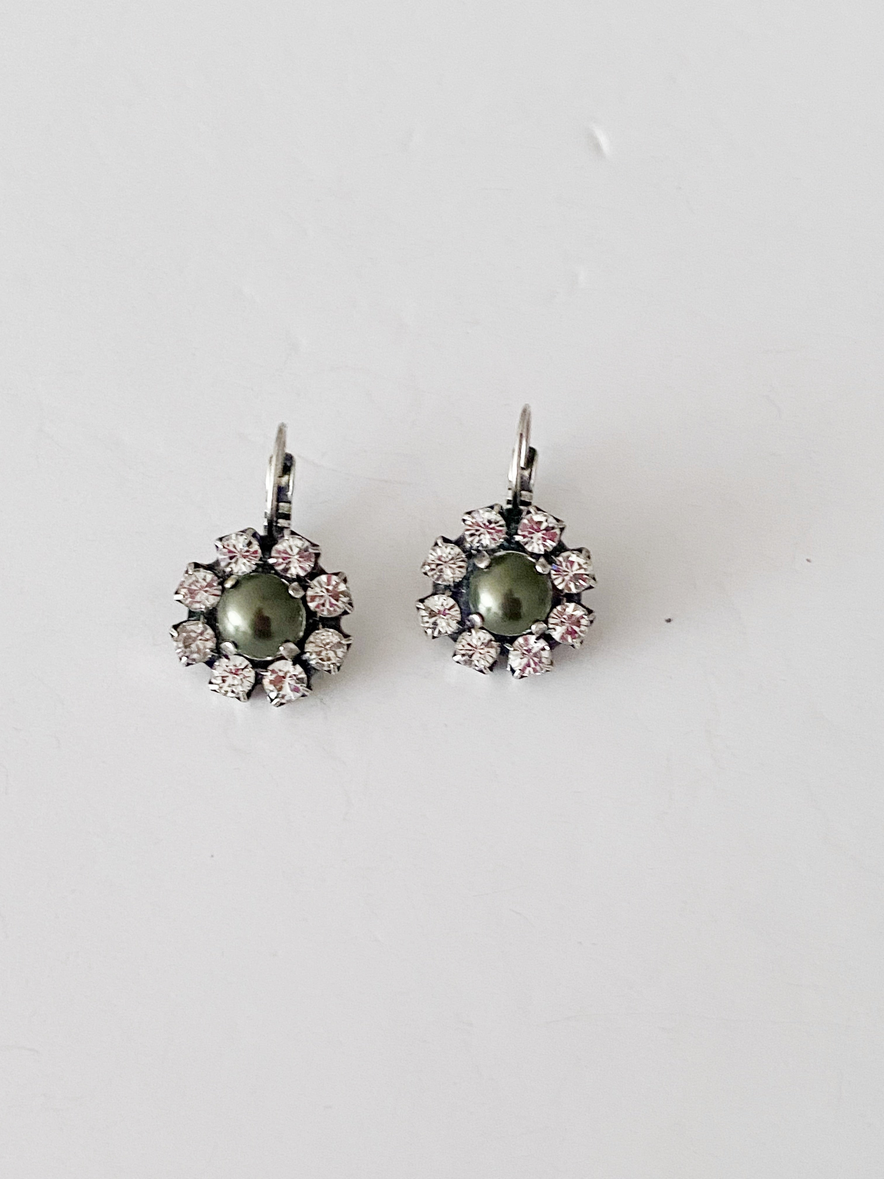 Boucles d'oreilles Brinley \dark oliveđ