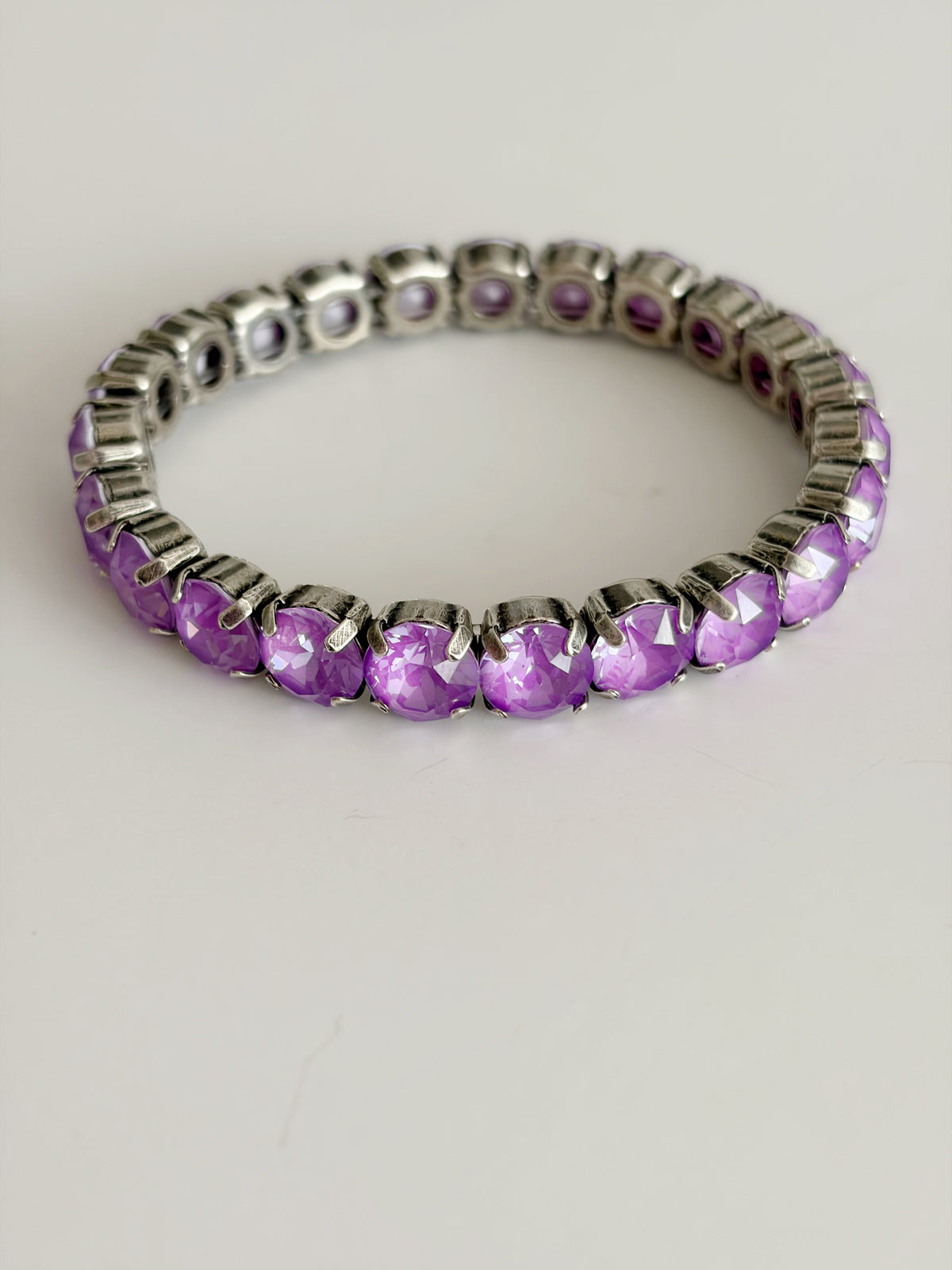 Bracelet élastique electric mauve