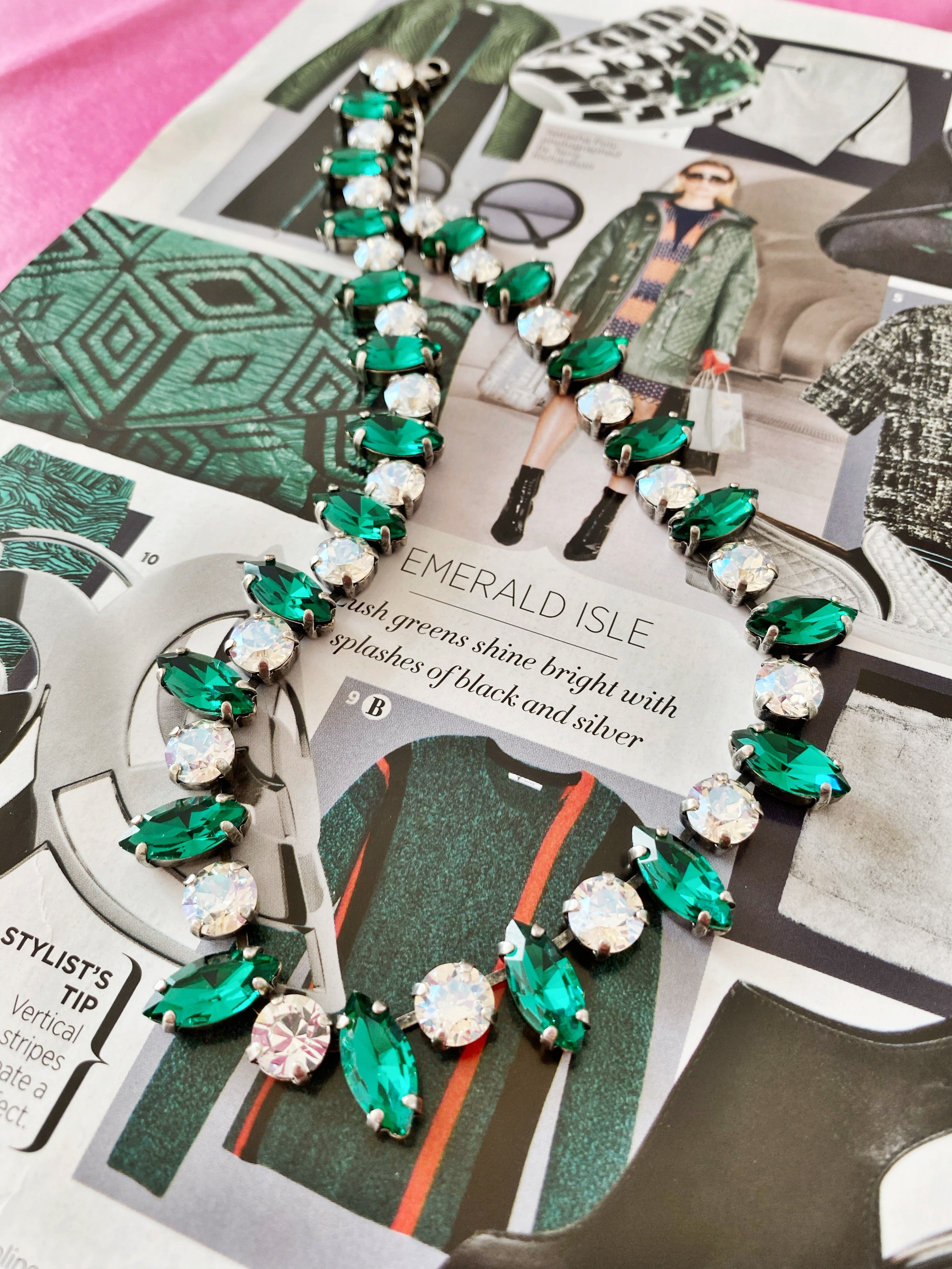 Collier Savanha \ Emeraude