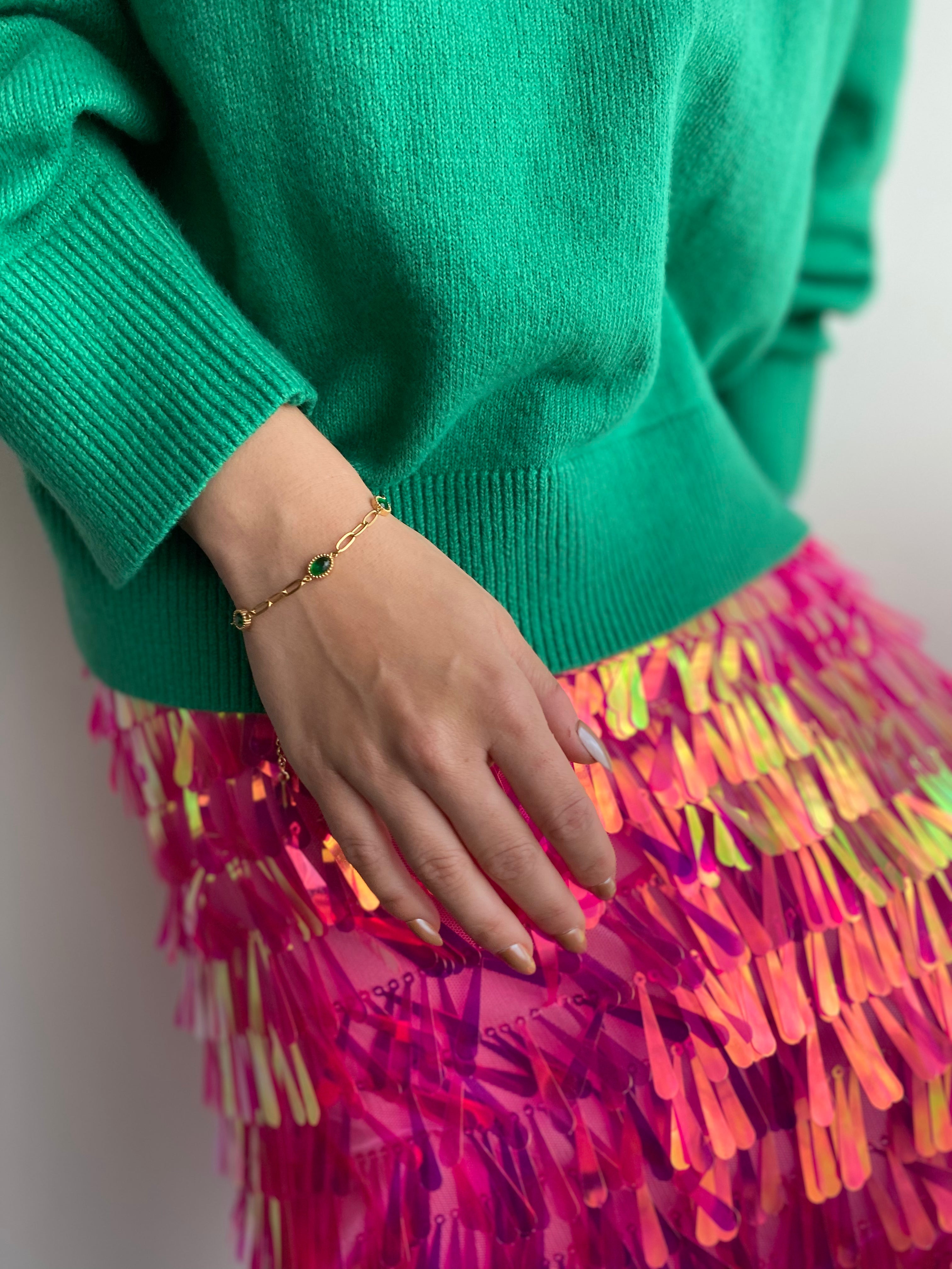 Bracelet Scintilla vert 💚