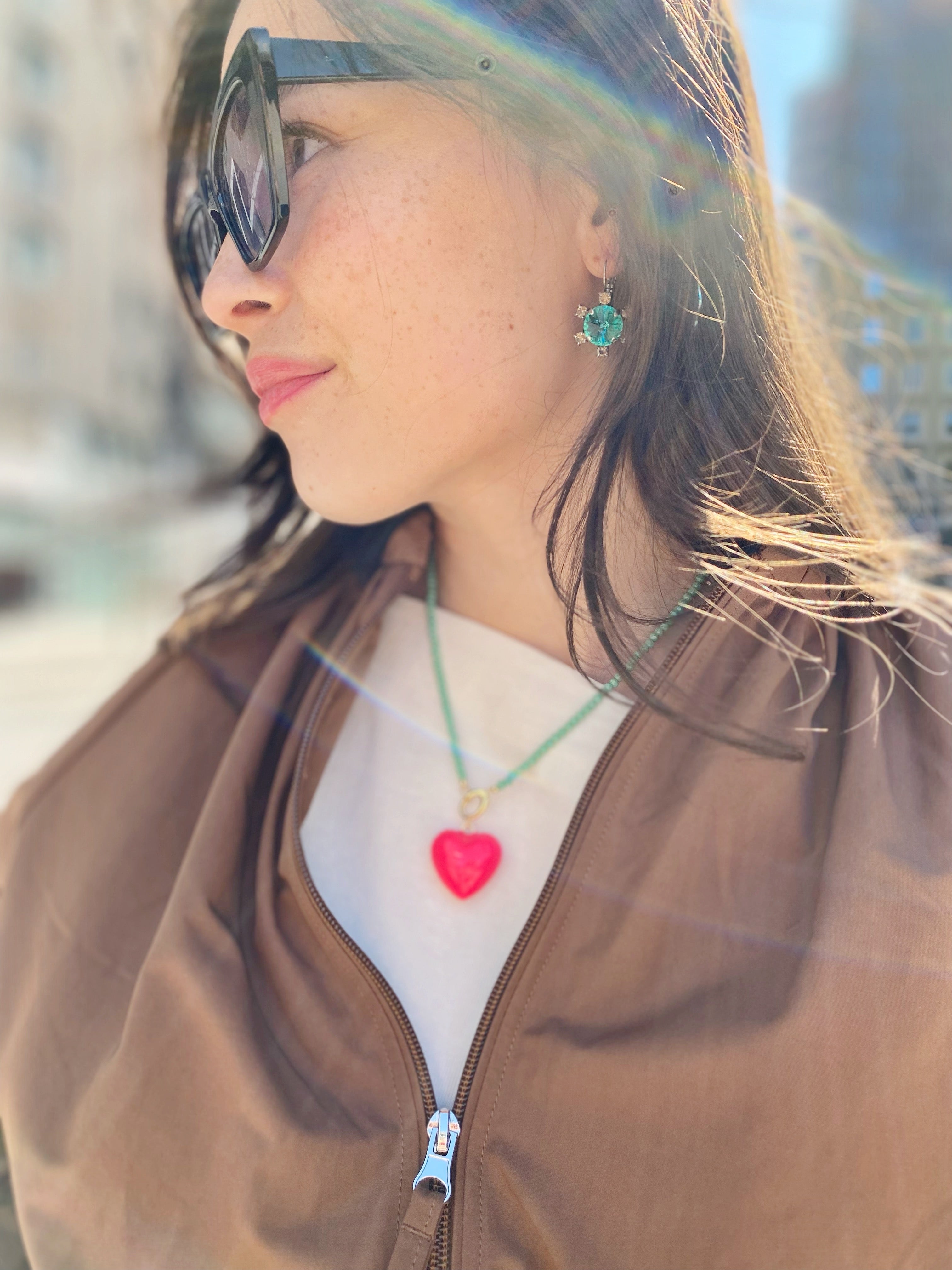 Collier Eva pink