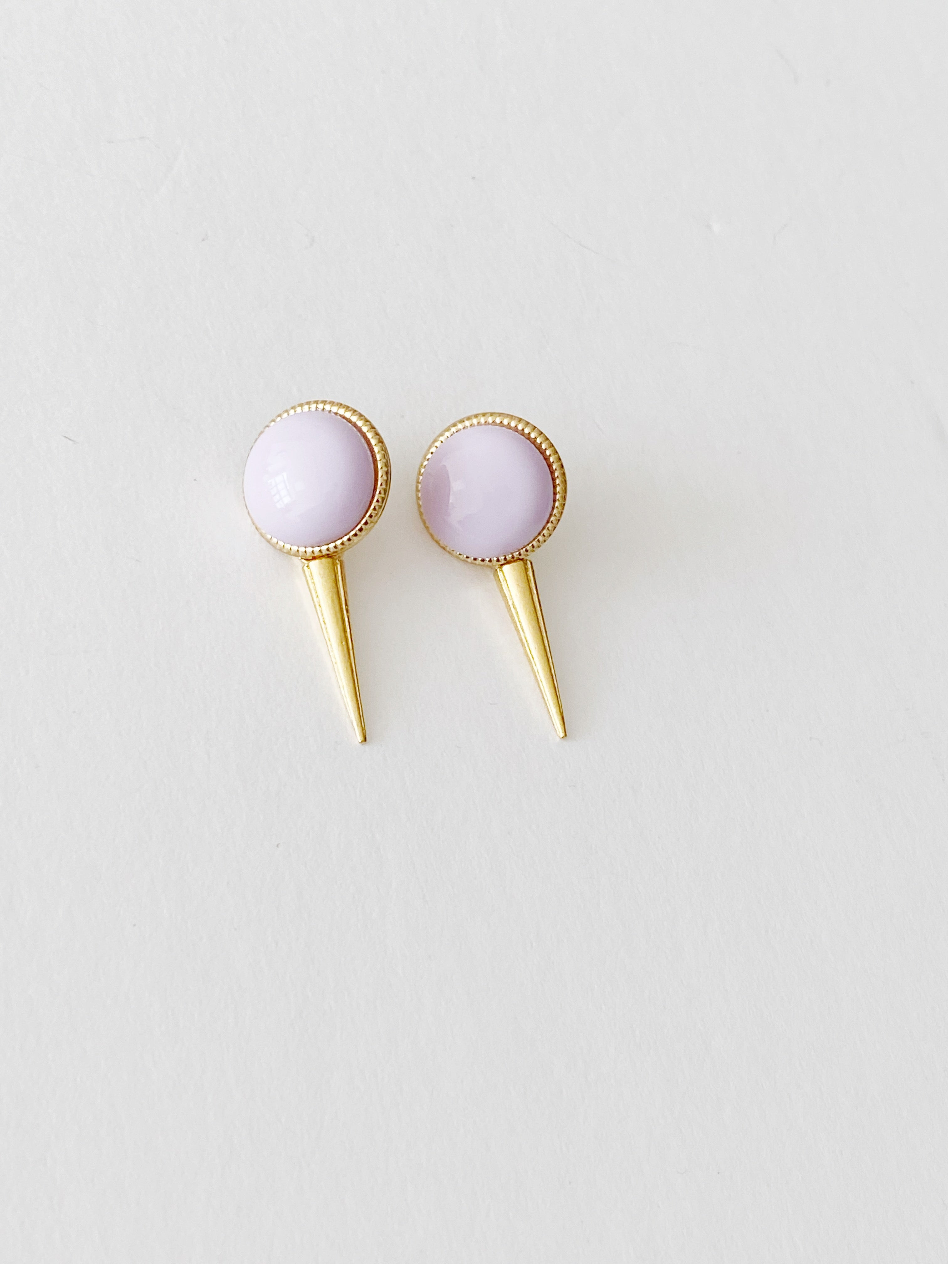Boucles d'oreilles Lilas love