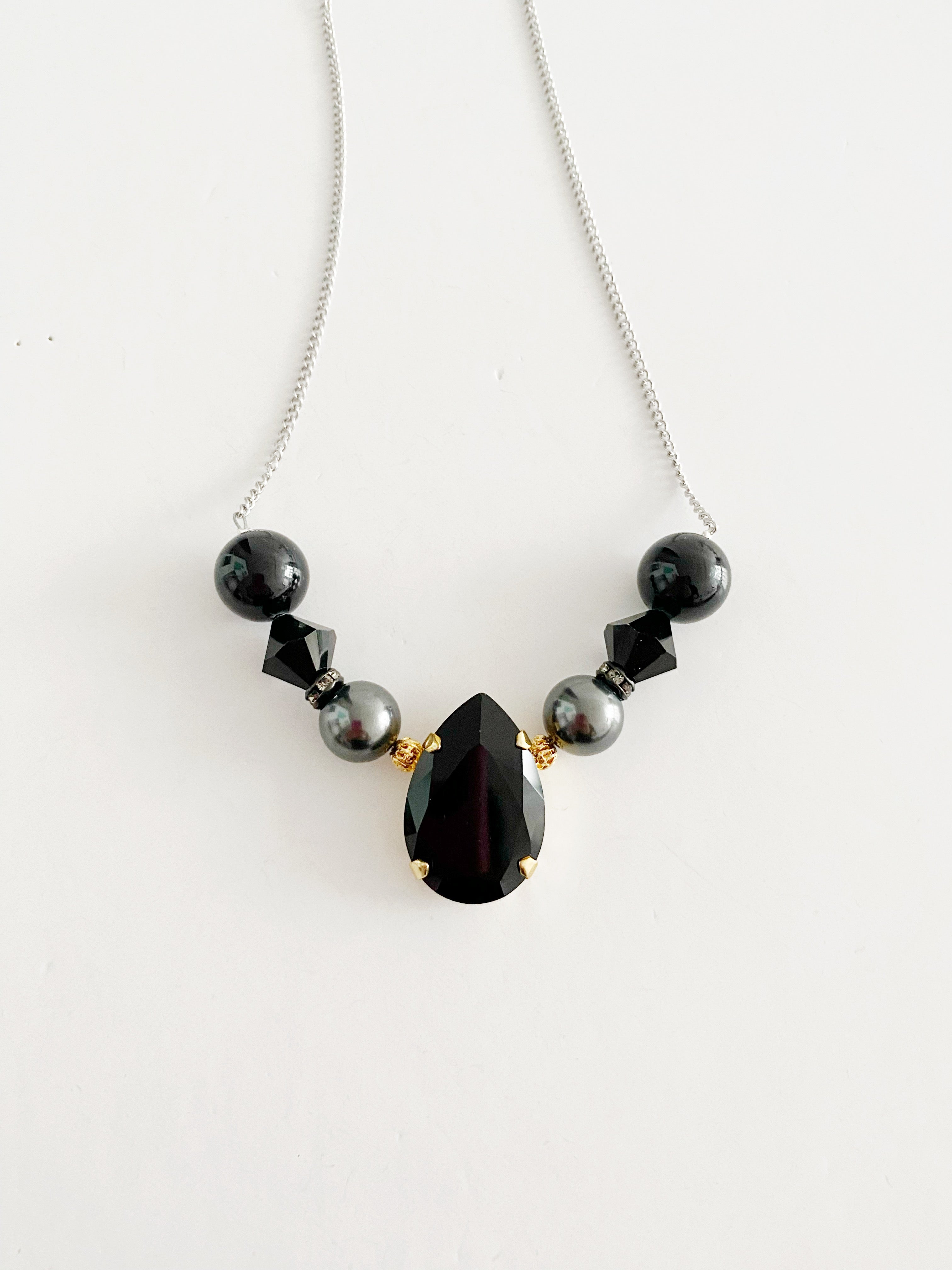 Collier Serena black glam