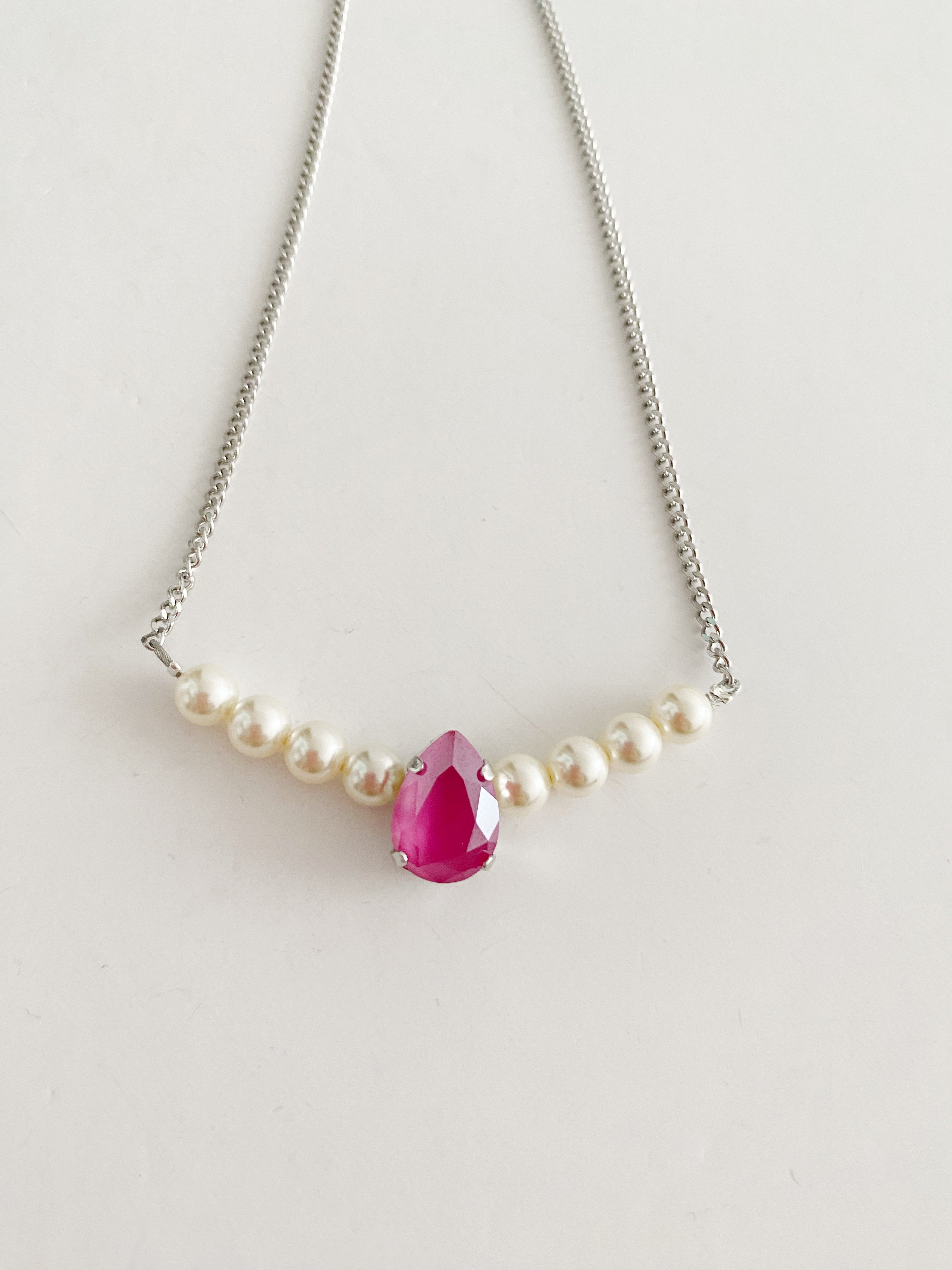 Collier Nessima rose