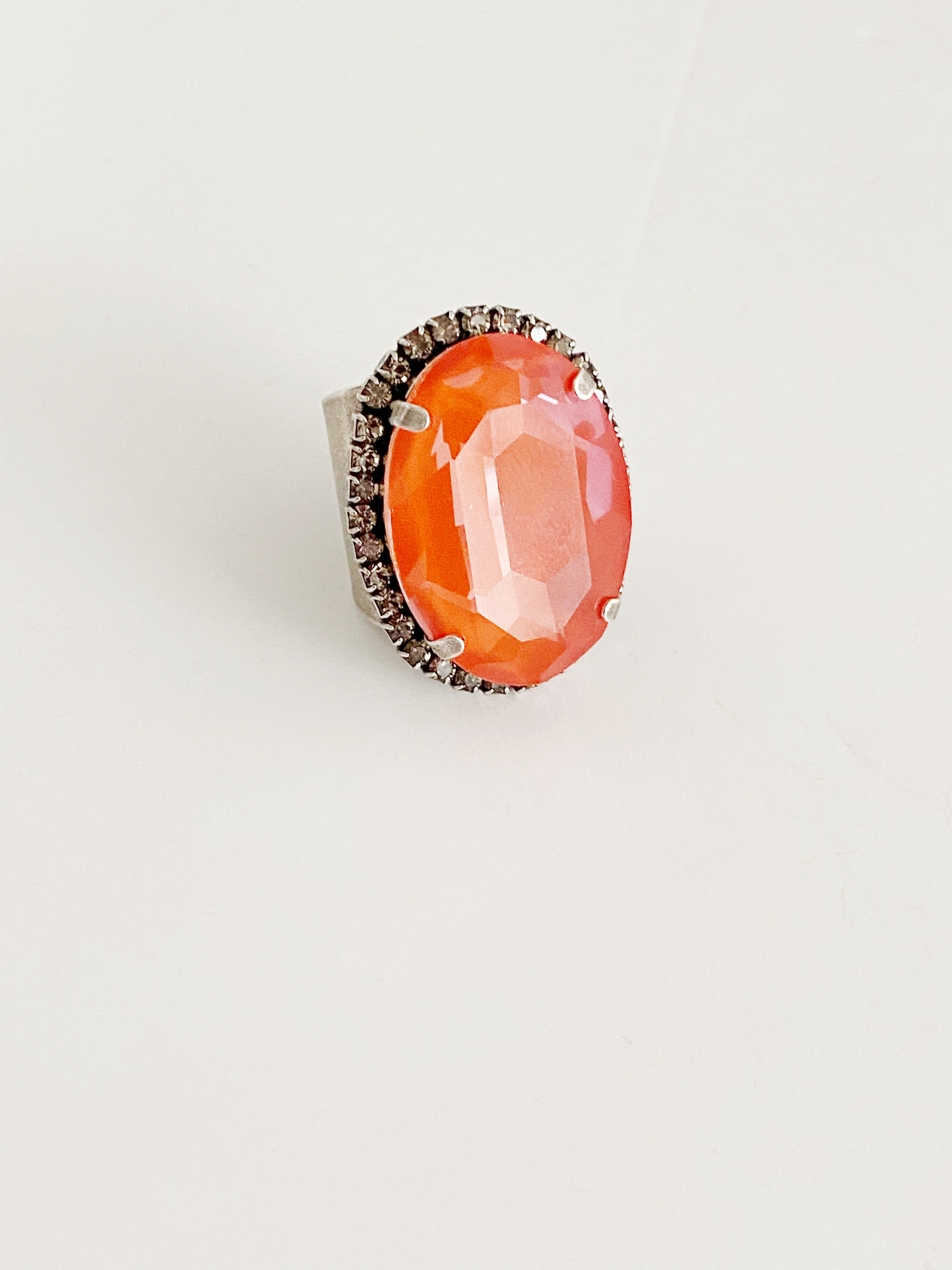 Bague cocktail Sofia Orange