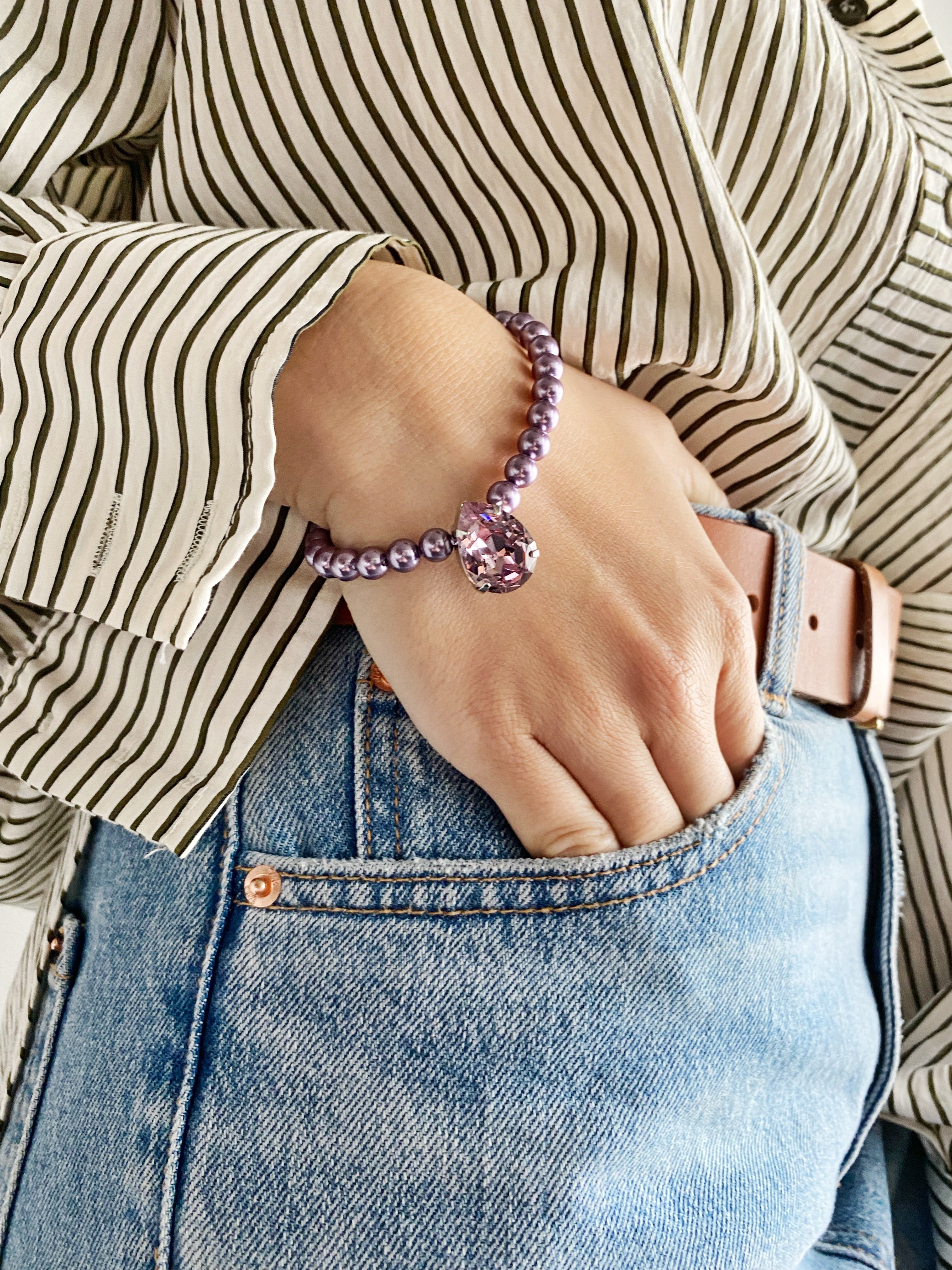 Bracelet Noxy light amethyst