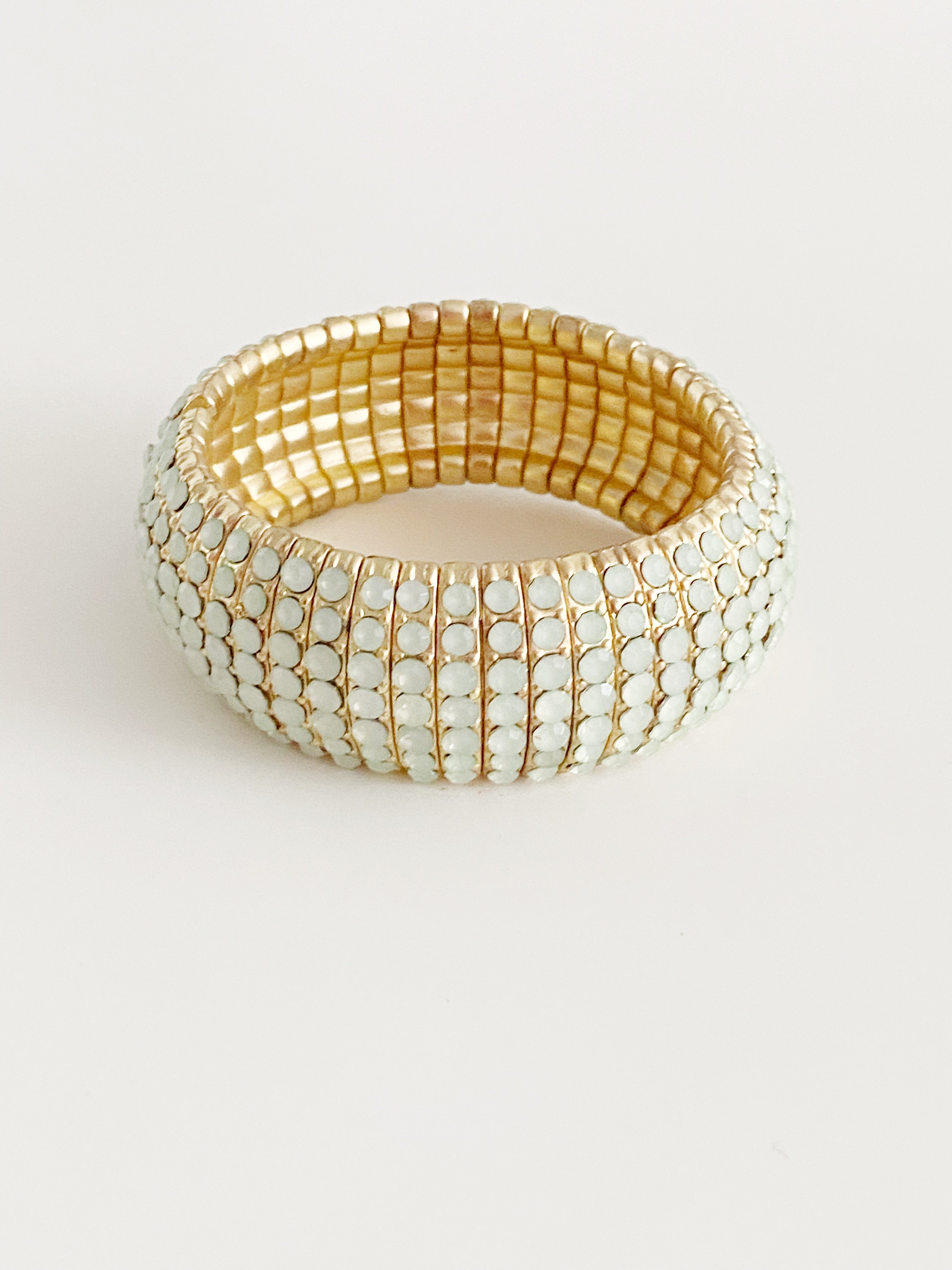 Bracelet Ali \ vert crème