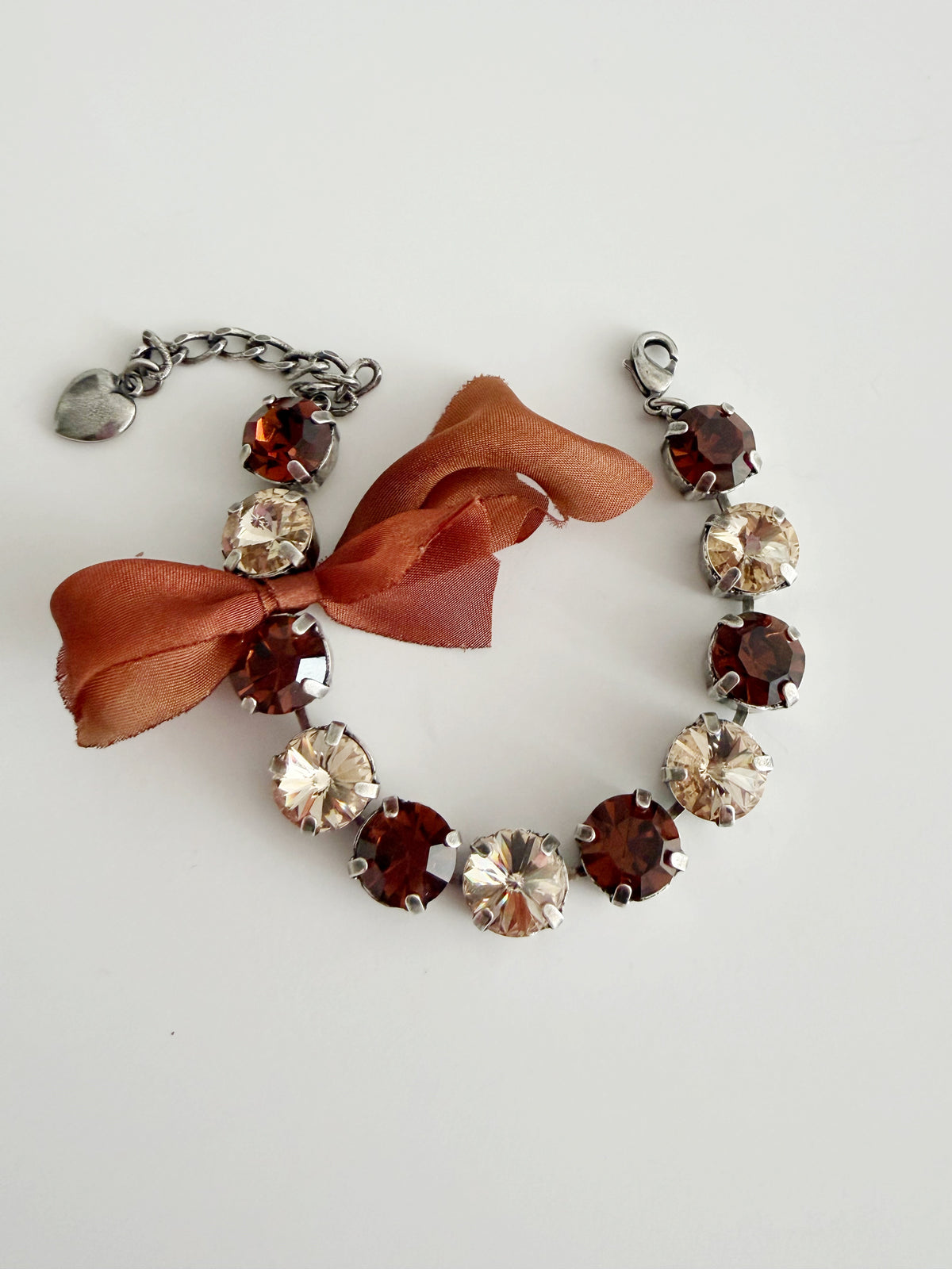 Bracelet Chiara \ mocha silk