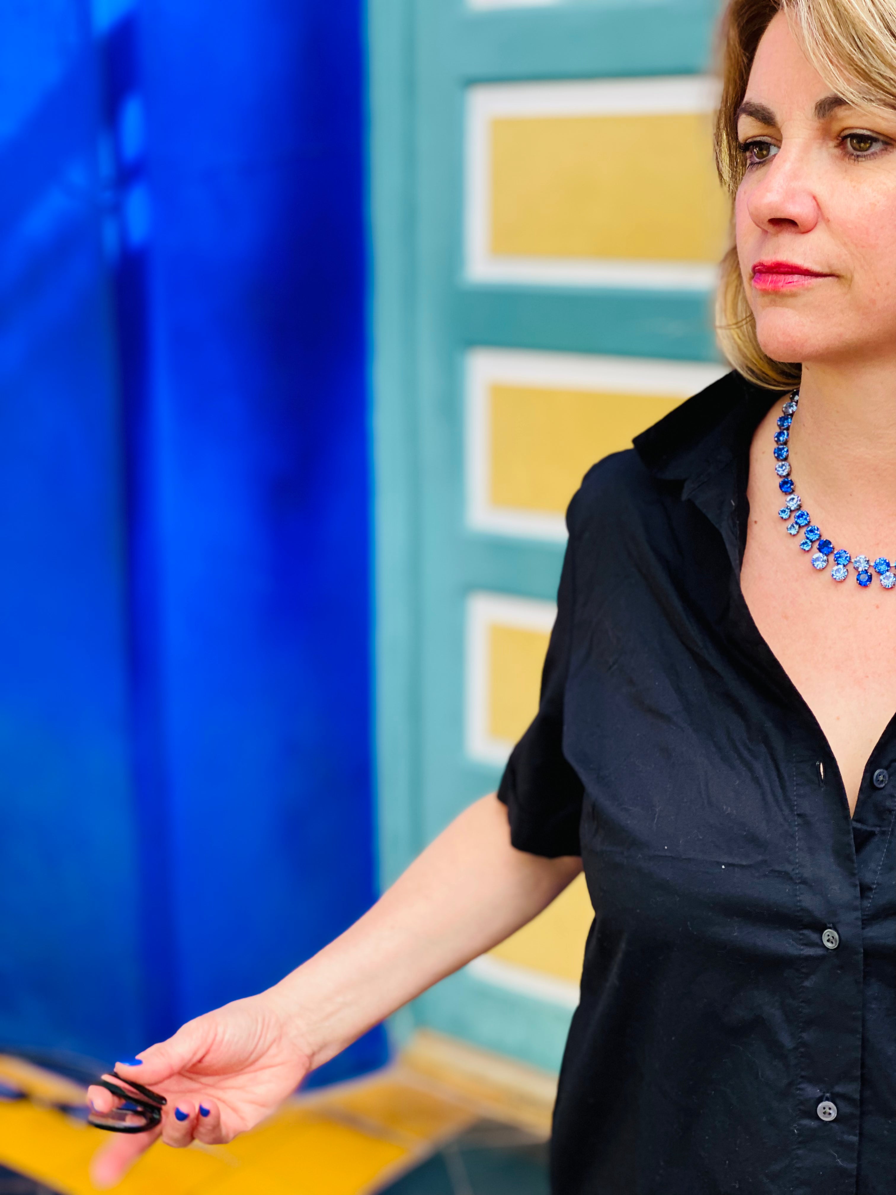 Collier Bal Bleu Majorelle
