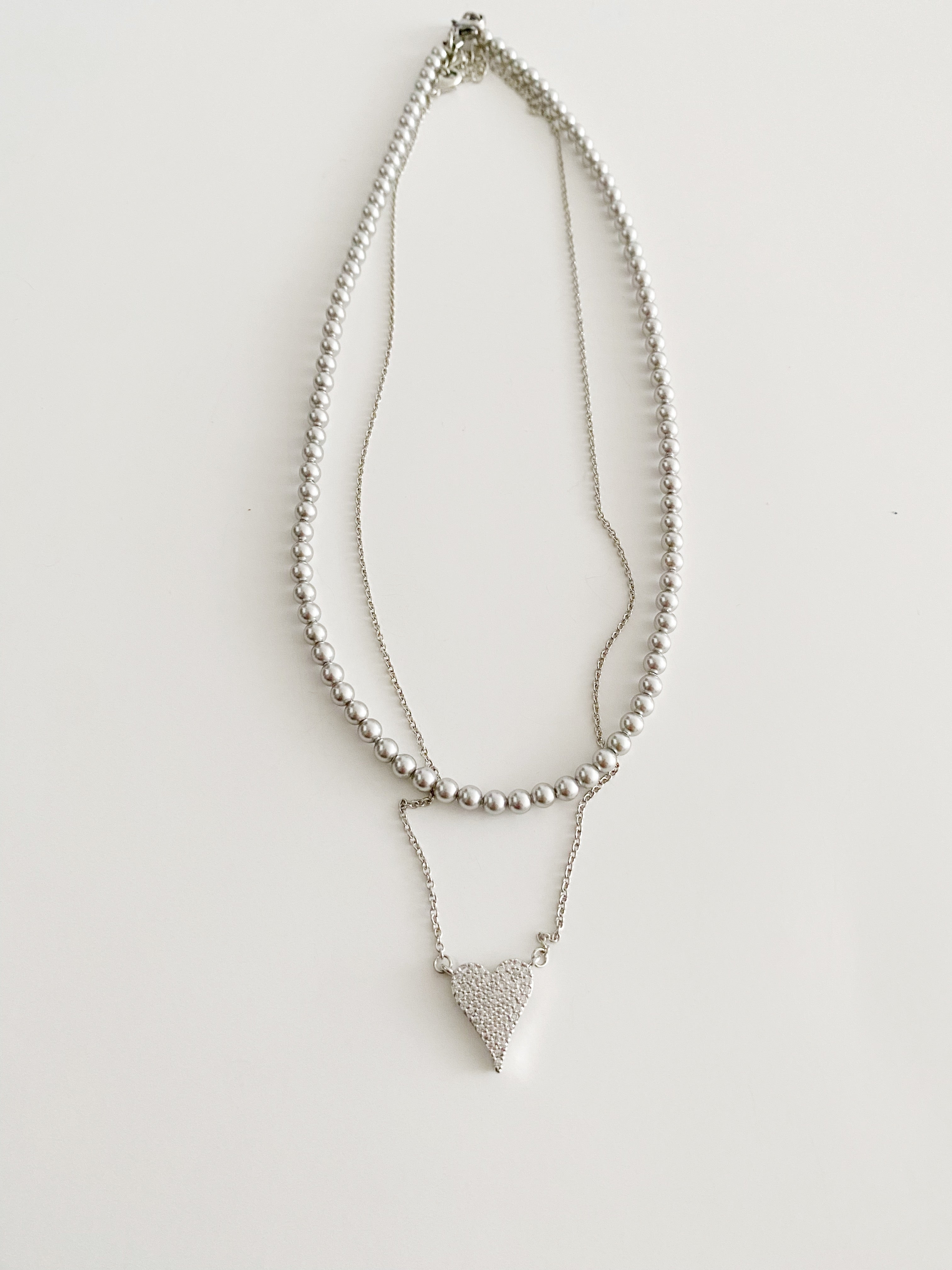 Ensemble deux colliers Angelica