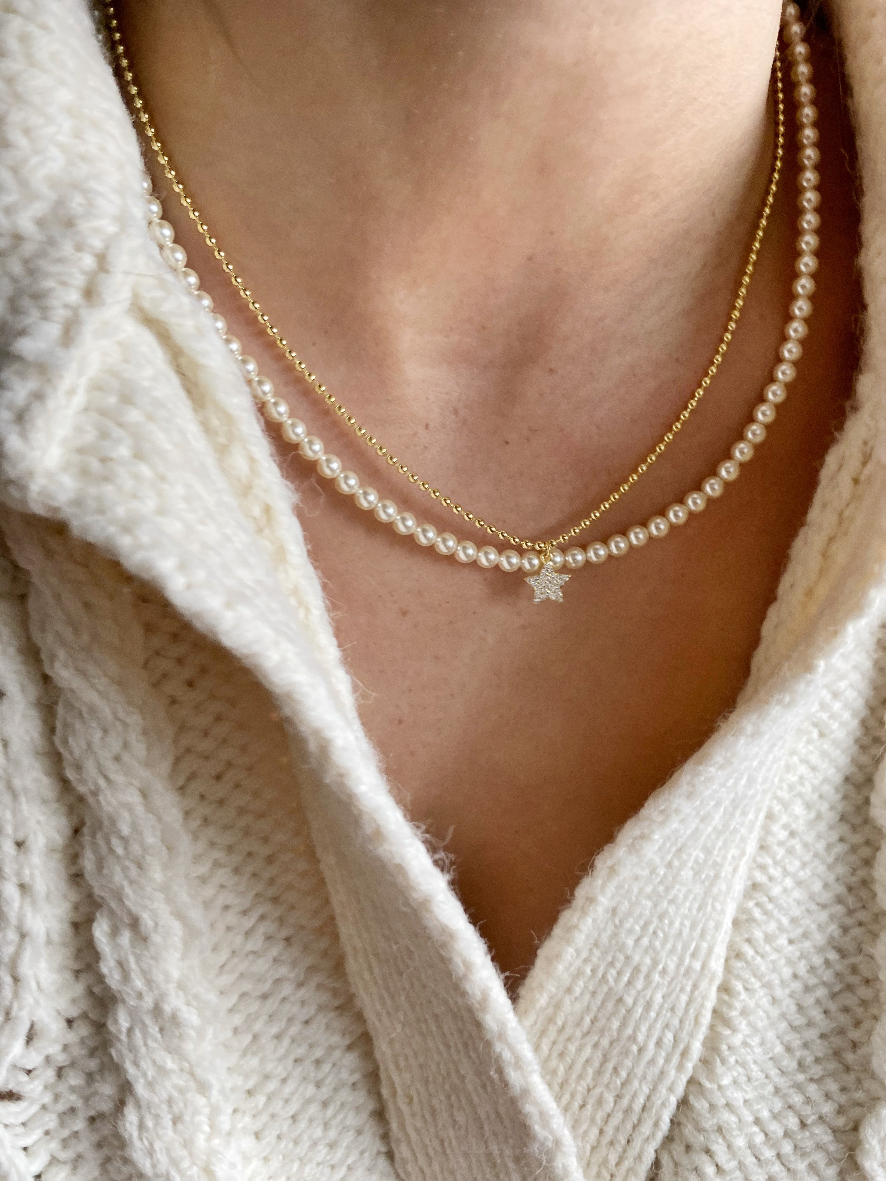 Ensemble deux colliers Elizabetta