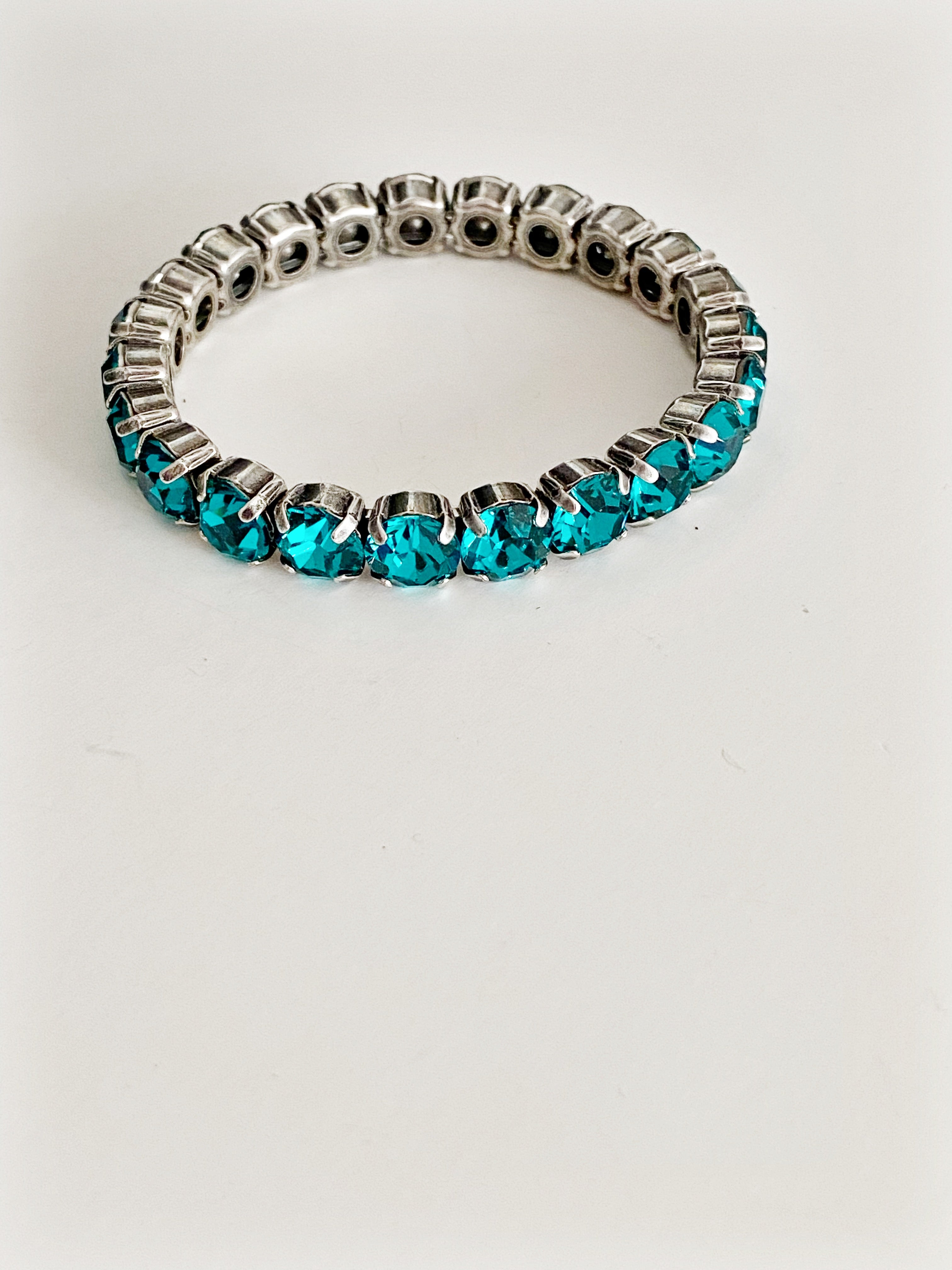 Bracelet élastique Blue Zircon