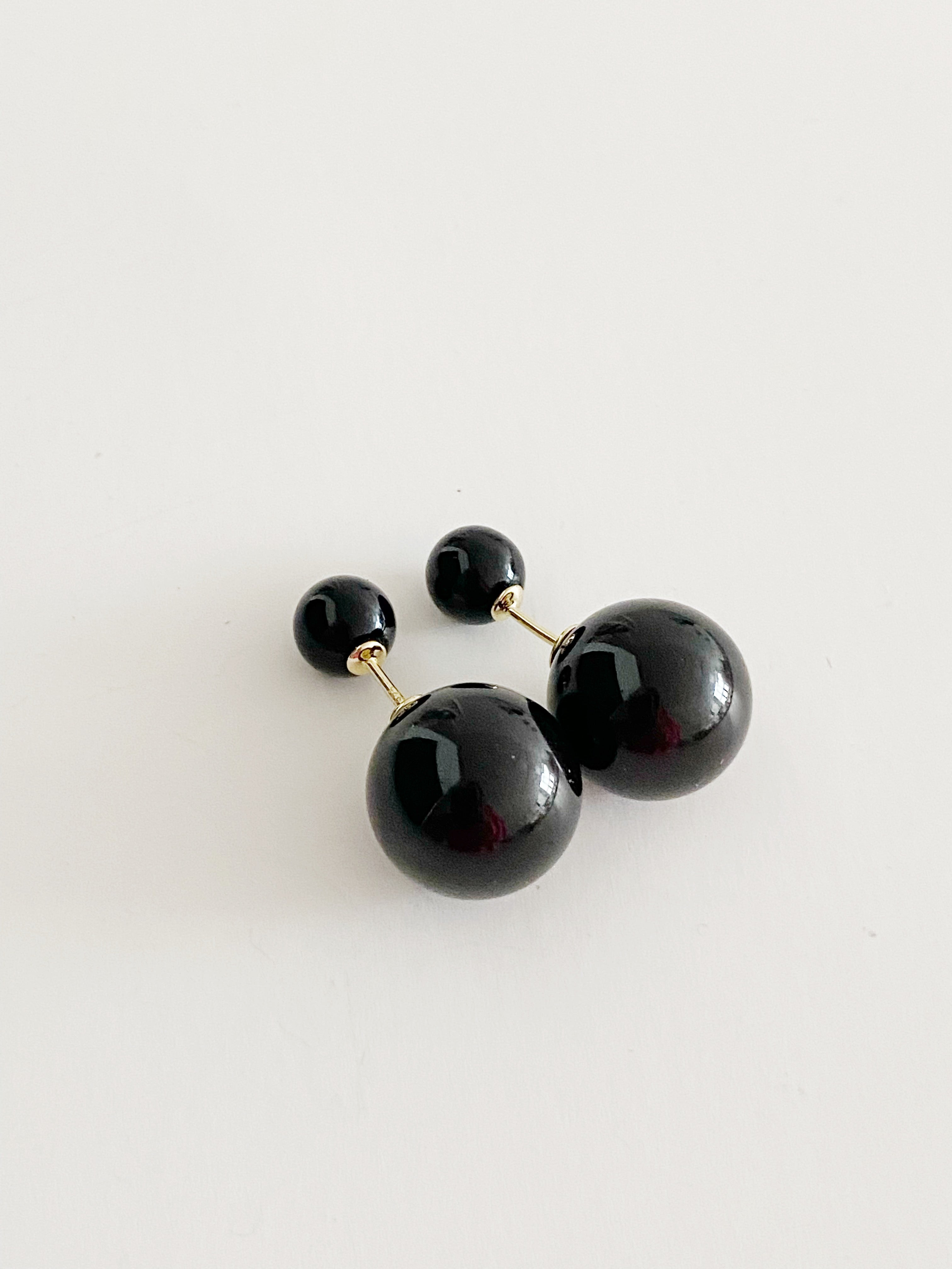 Boucles d'oreilles Monaco \ black