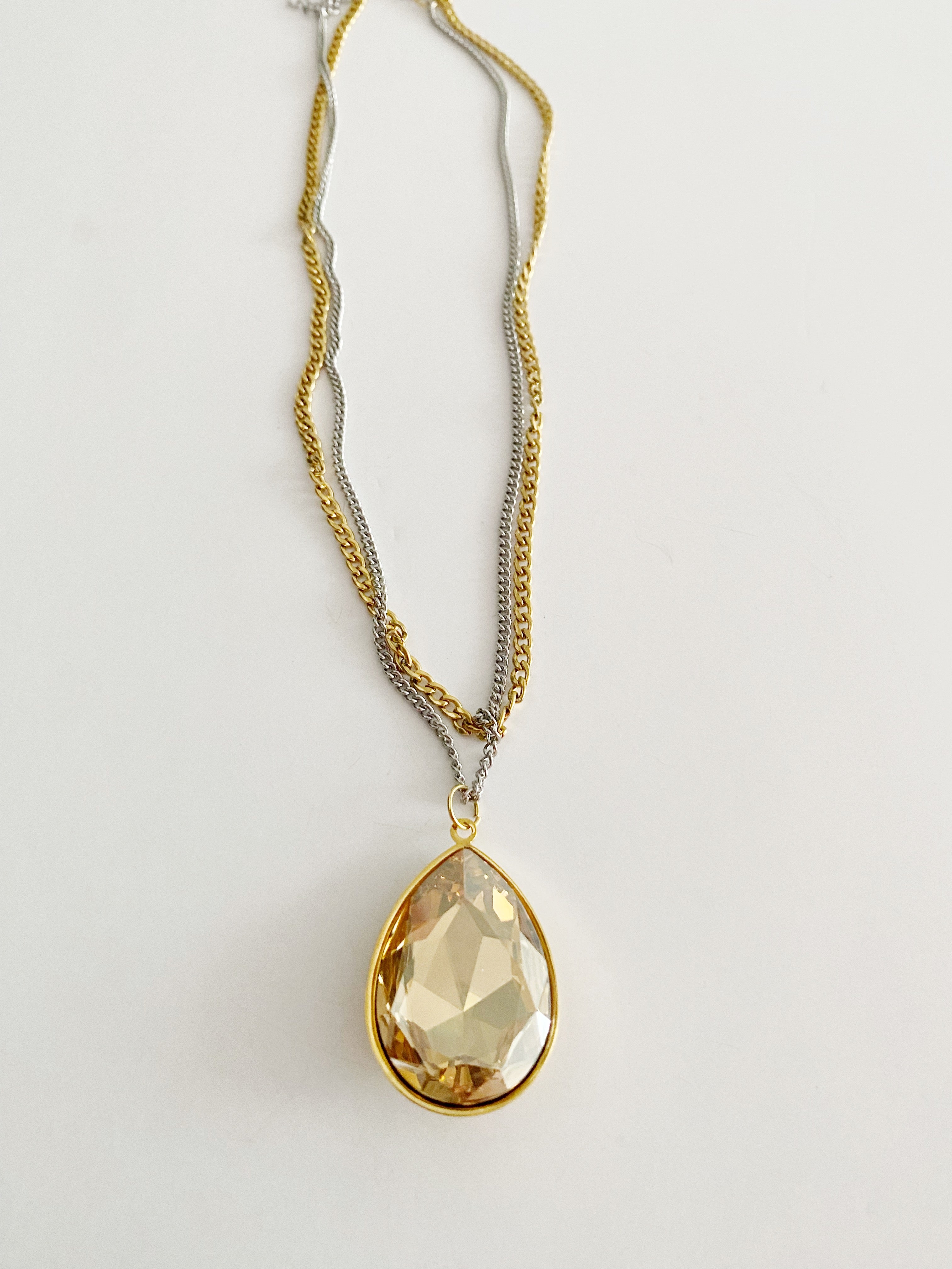 Collier pendentif Golden love