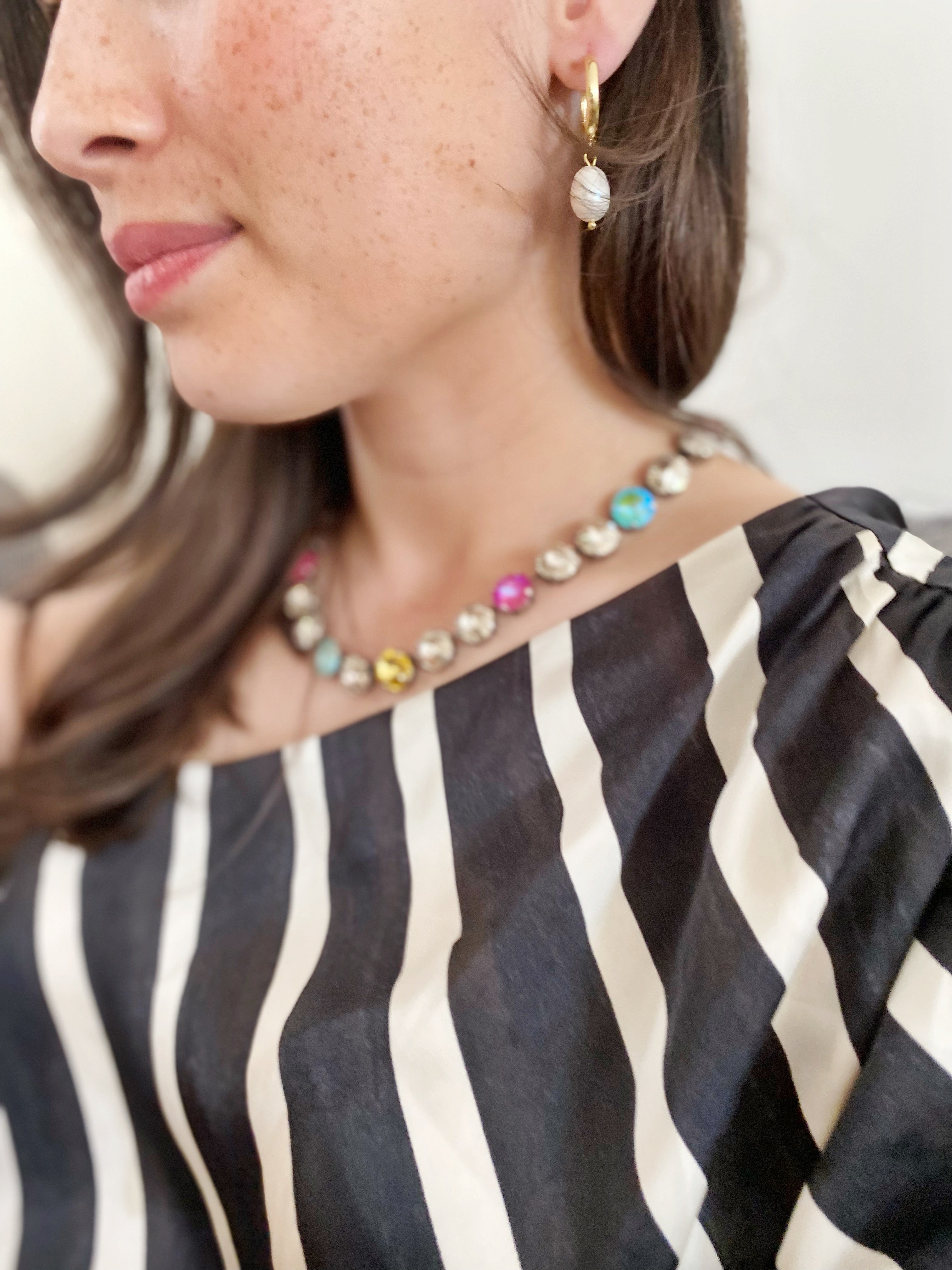 Boucles d'oreilles Ivory sea
