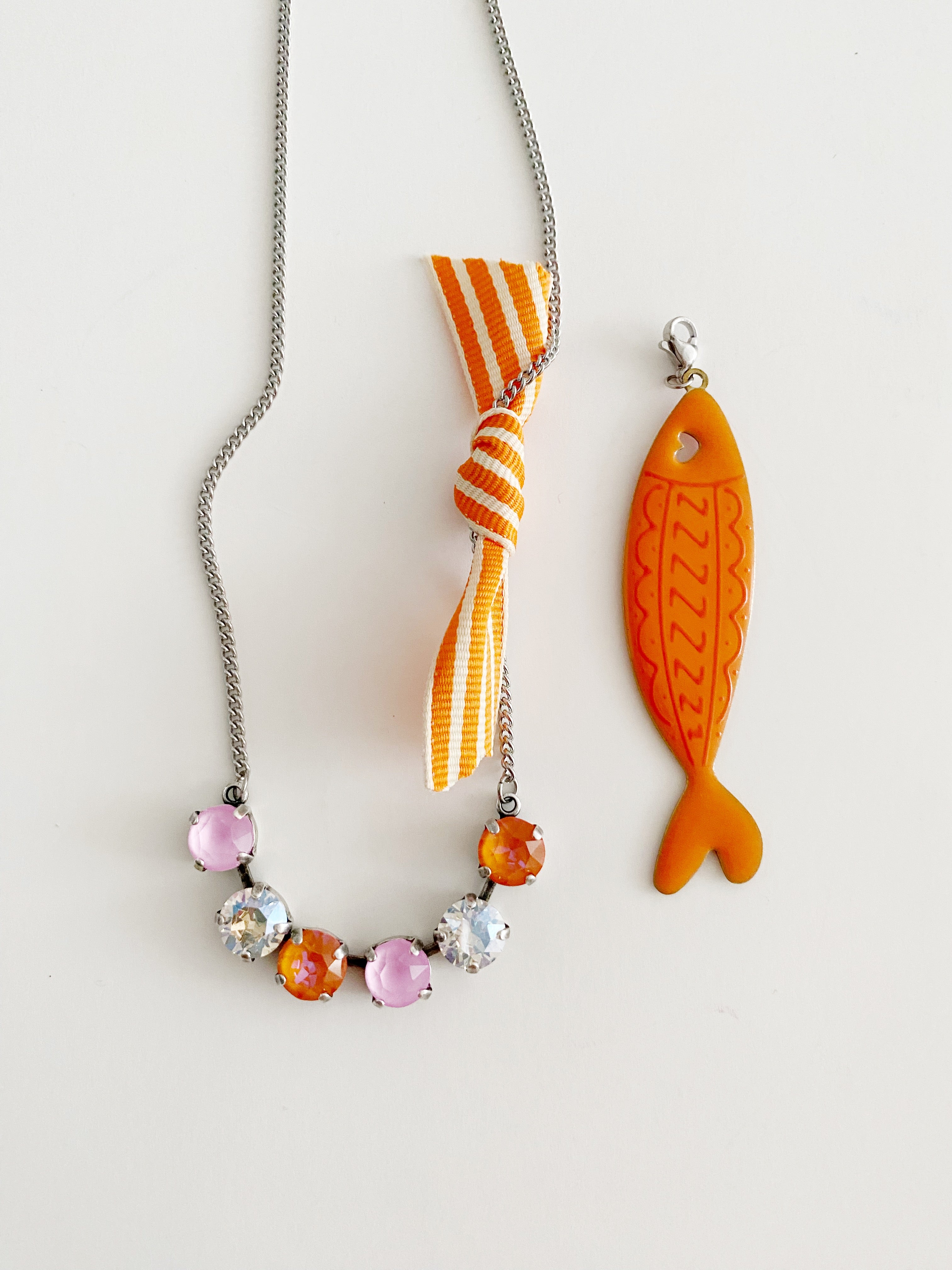 Collier Orangina Roseđ