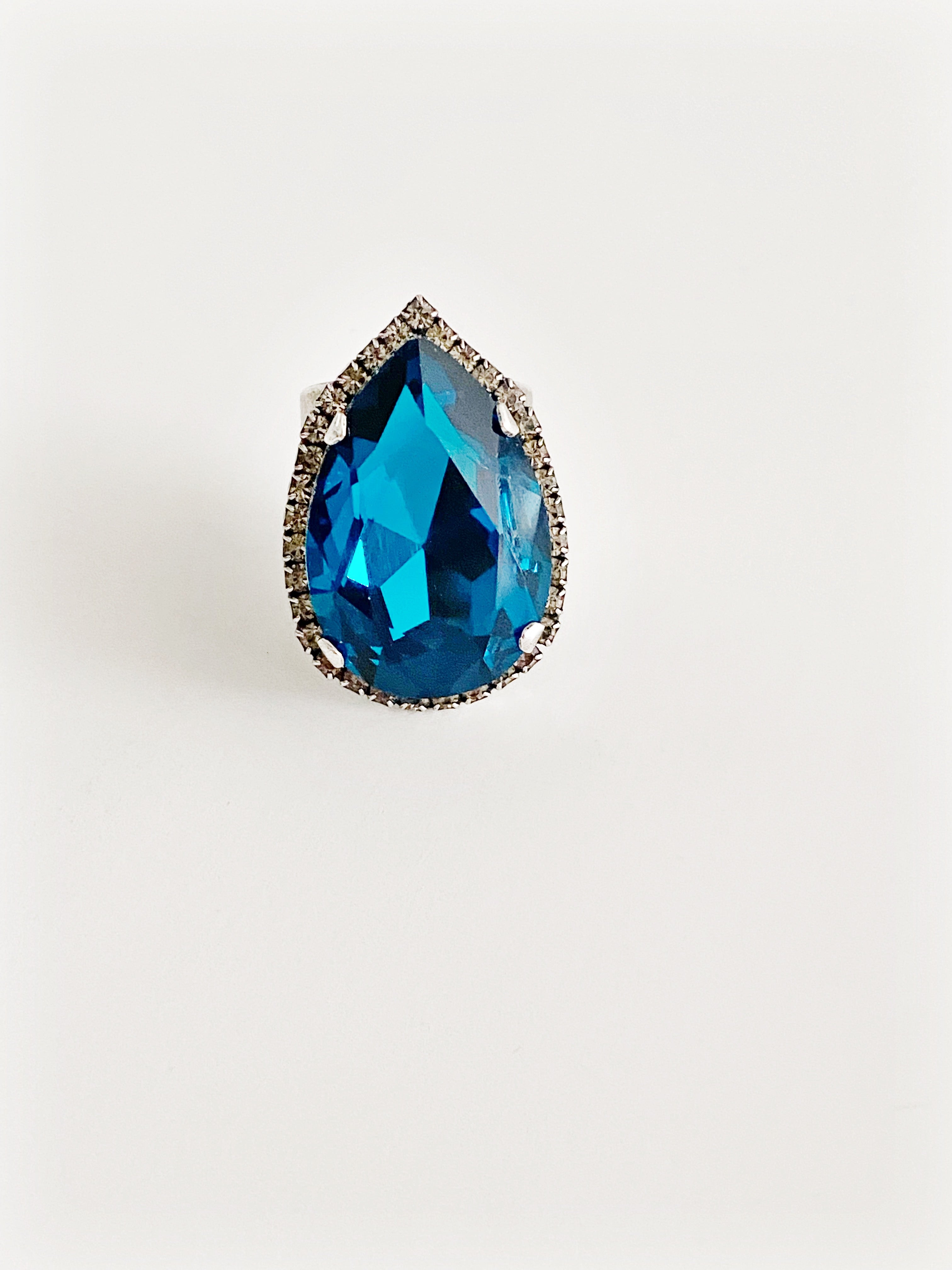 Bague cocktail Morgan Maréa blue