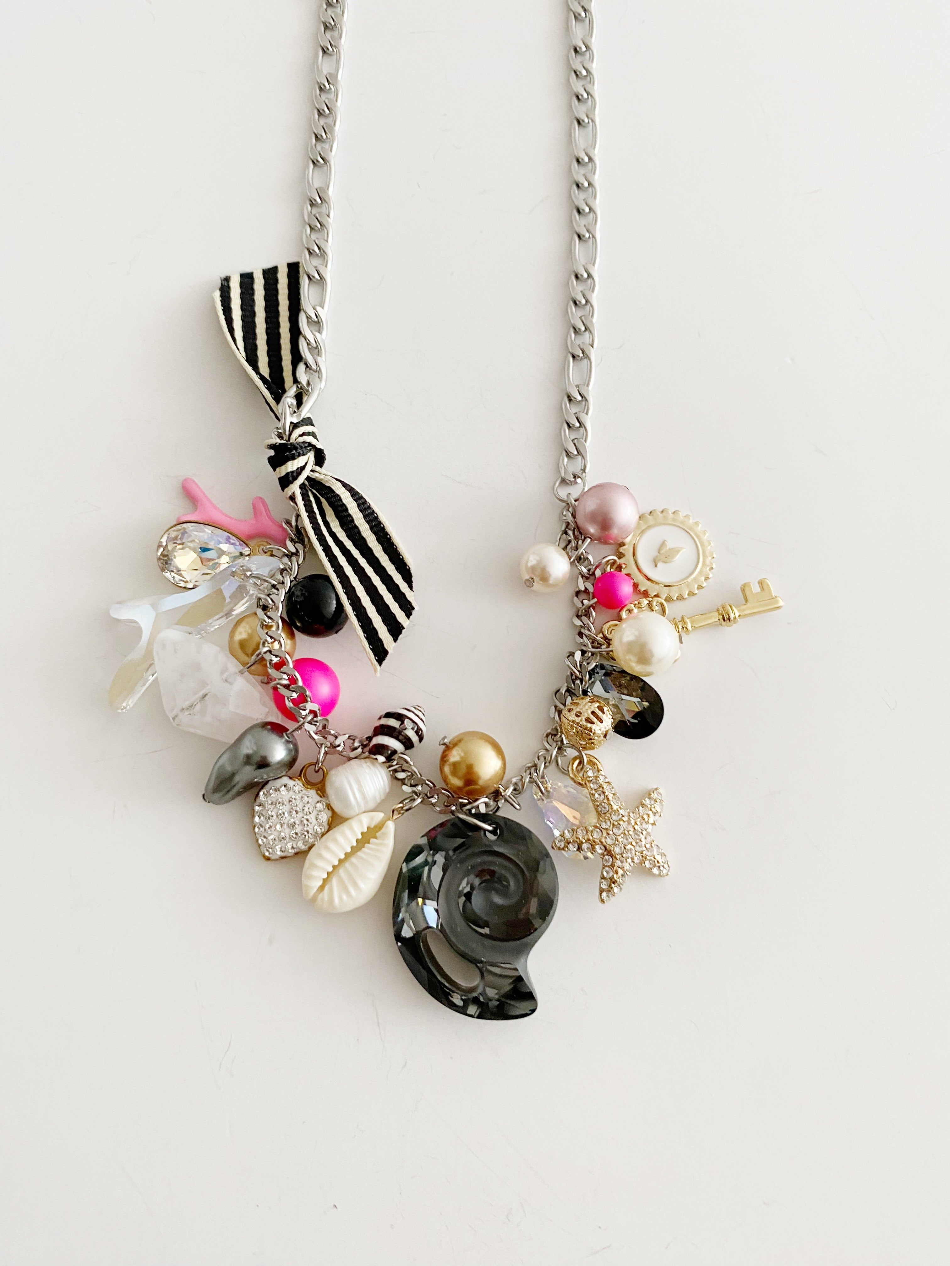 Collier Lagon noir \ pièce unique ✨