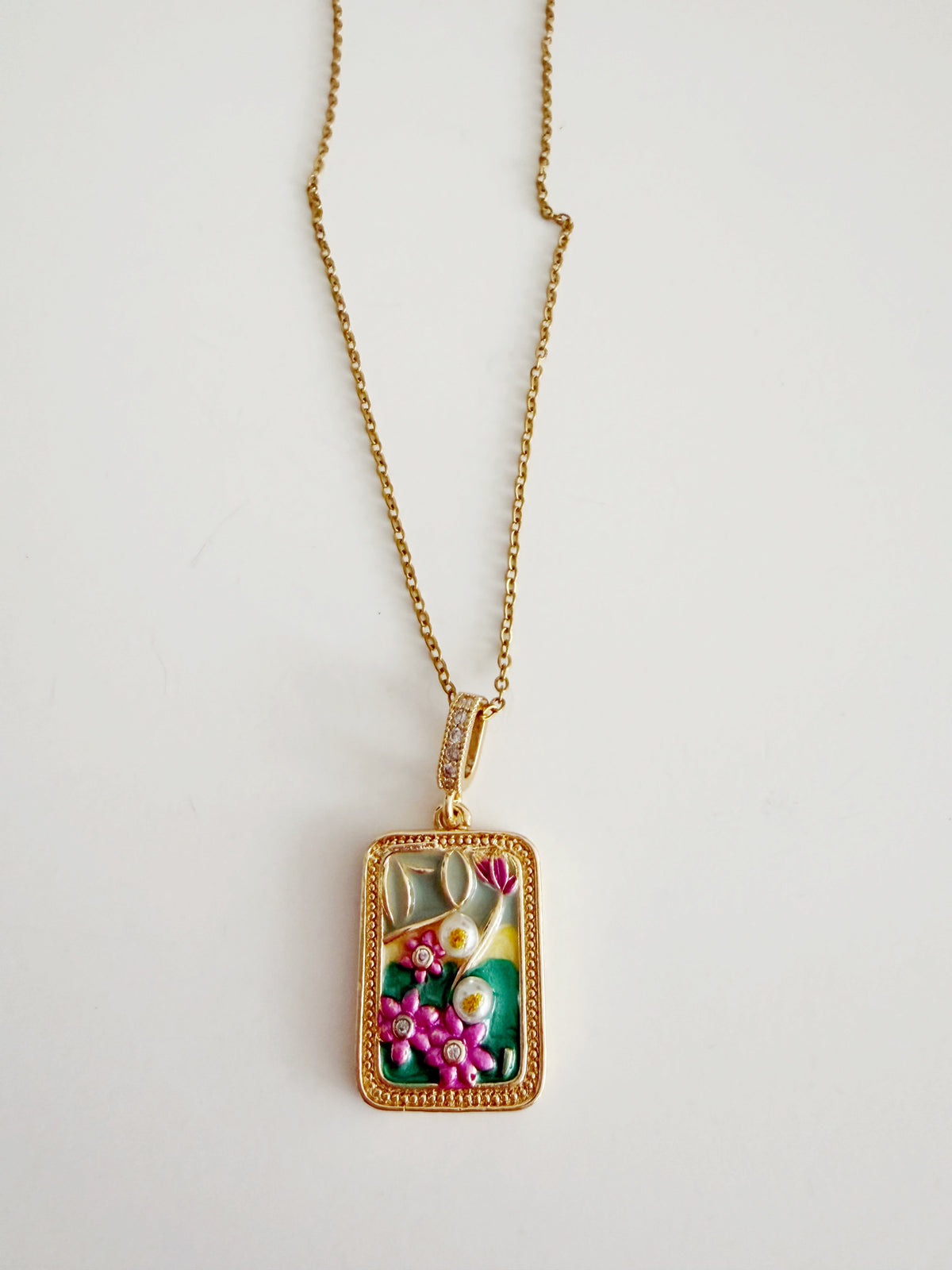 Collier pendentif Jardins de Versailles No 1