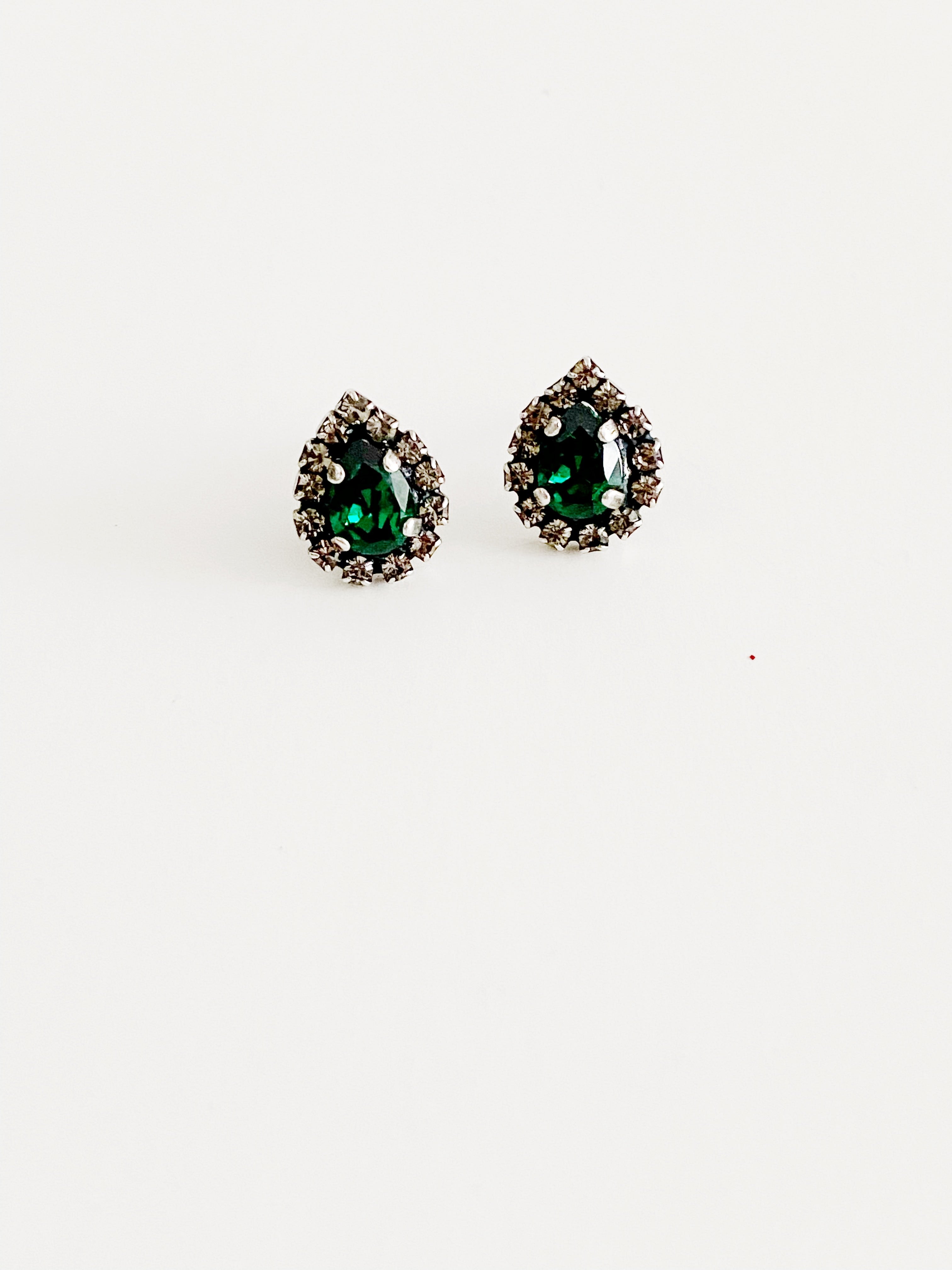 Boucles d'oreilles Emily Emeraude