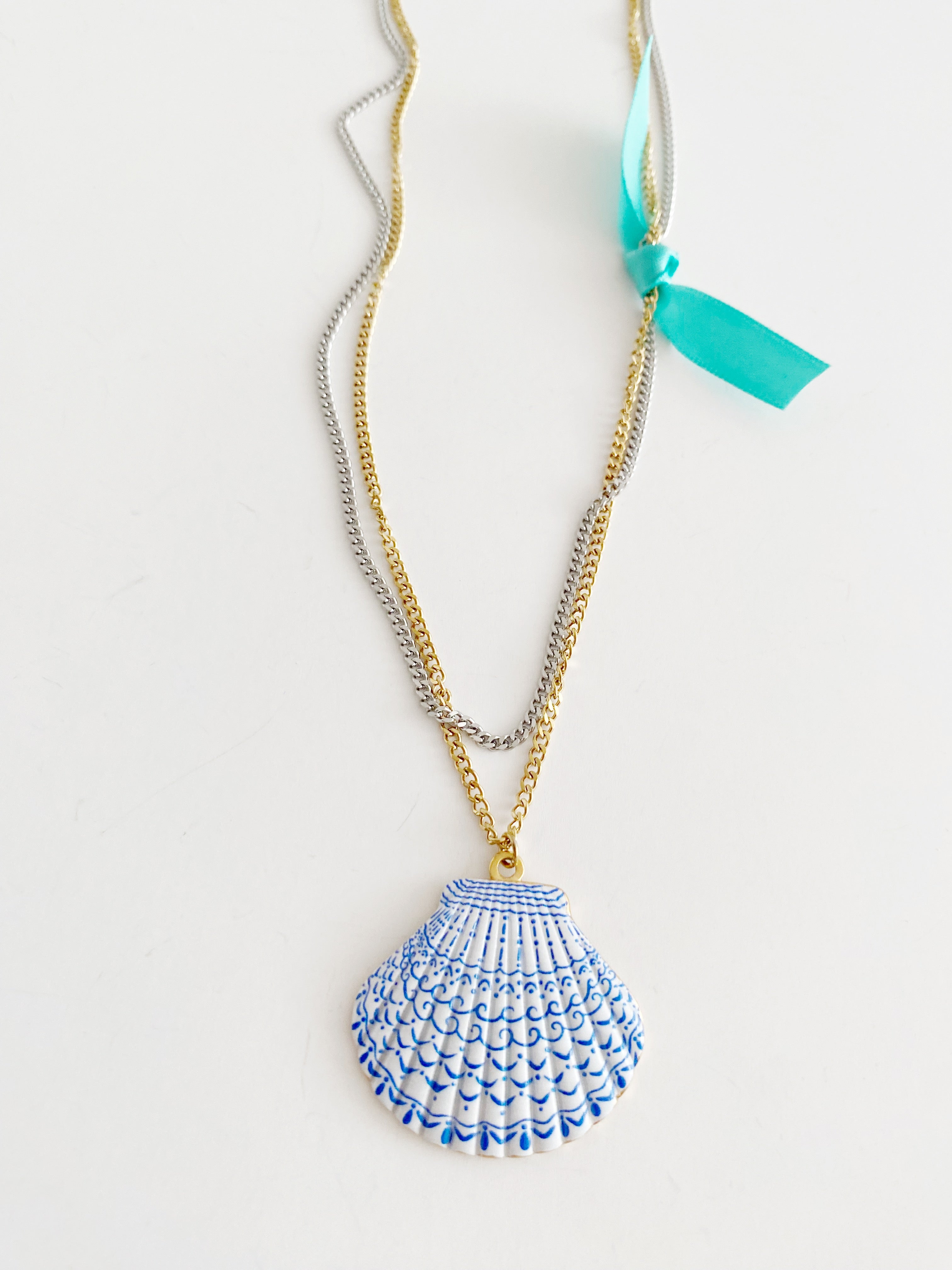 Collier Oceania blue