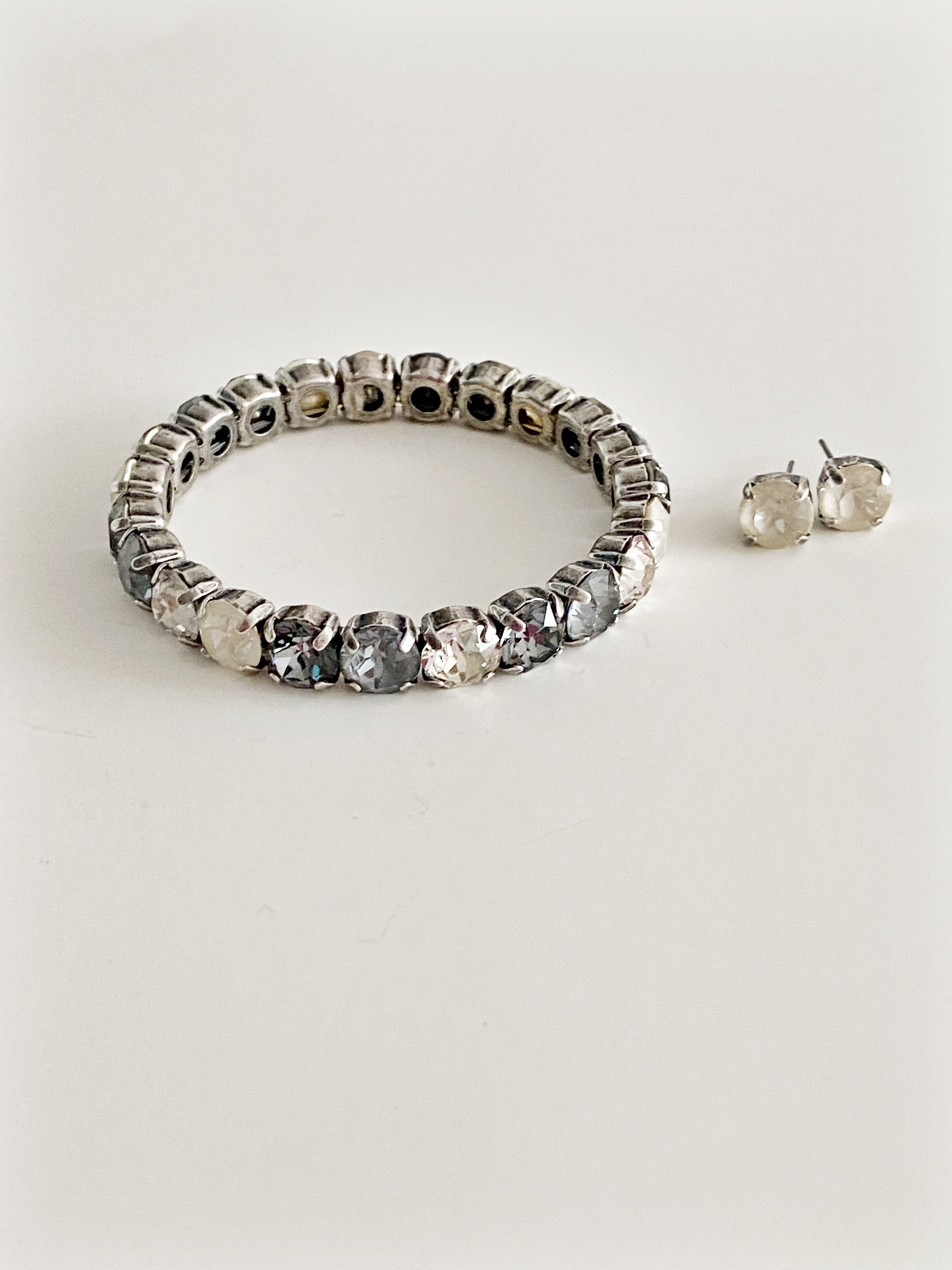 Bracelet Ă©lastique Nuances d'automne + boucles d'oreilles en cadeau đ