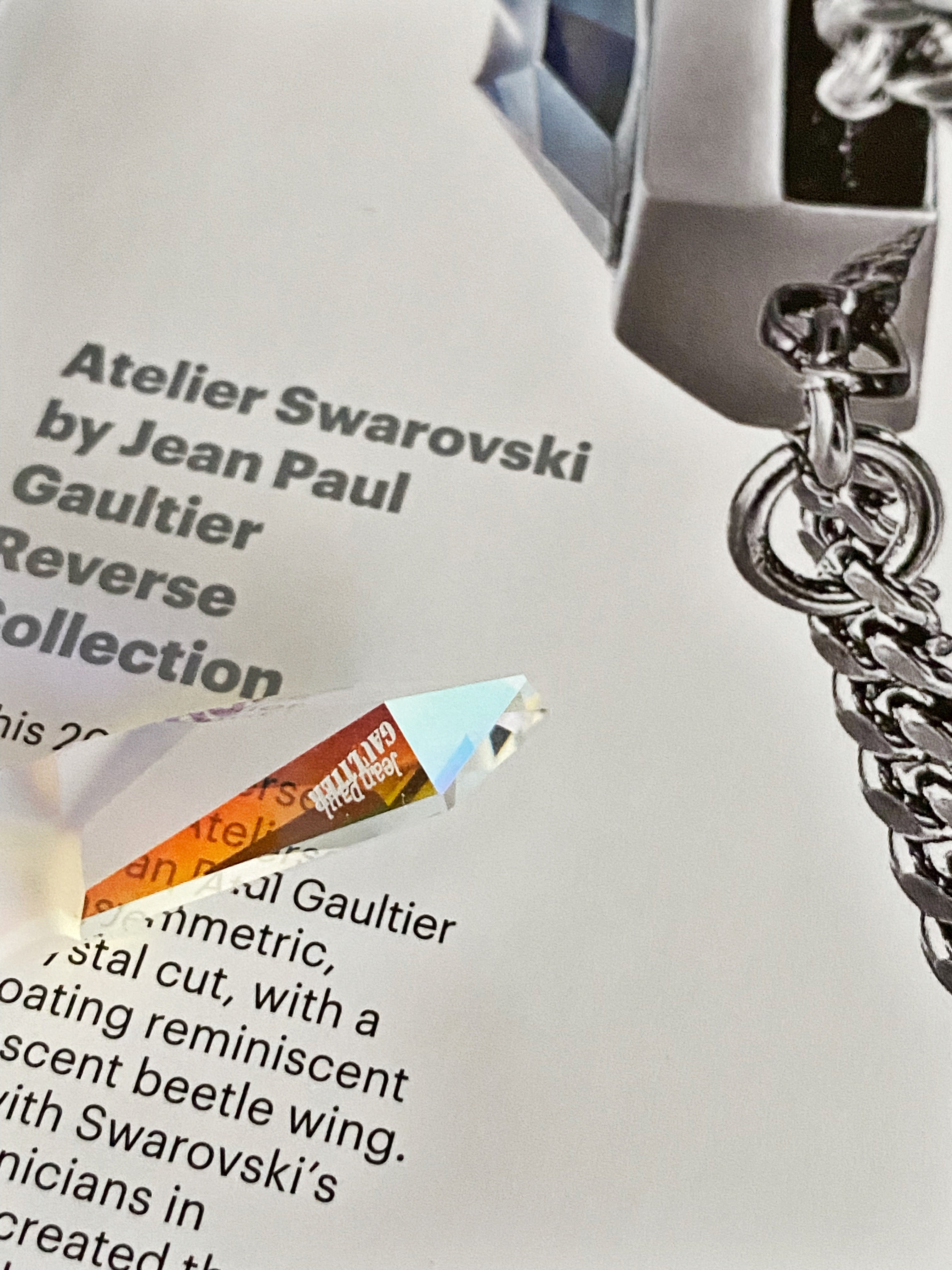 Collier pendentif Swarovski + JPG