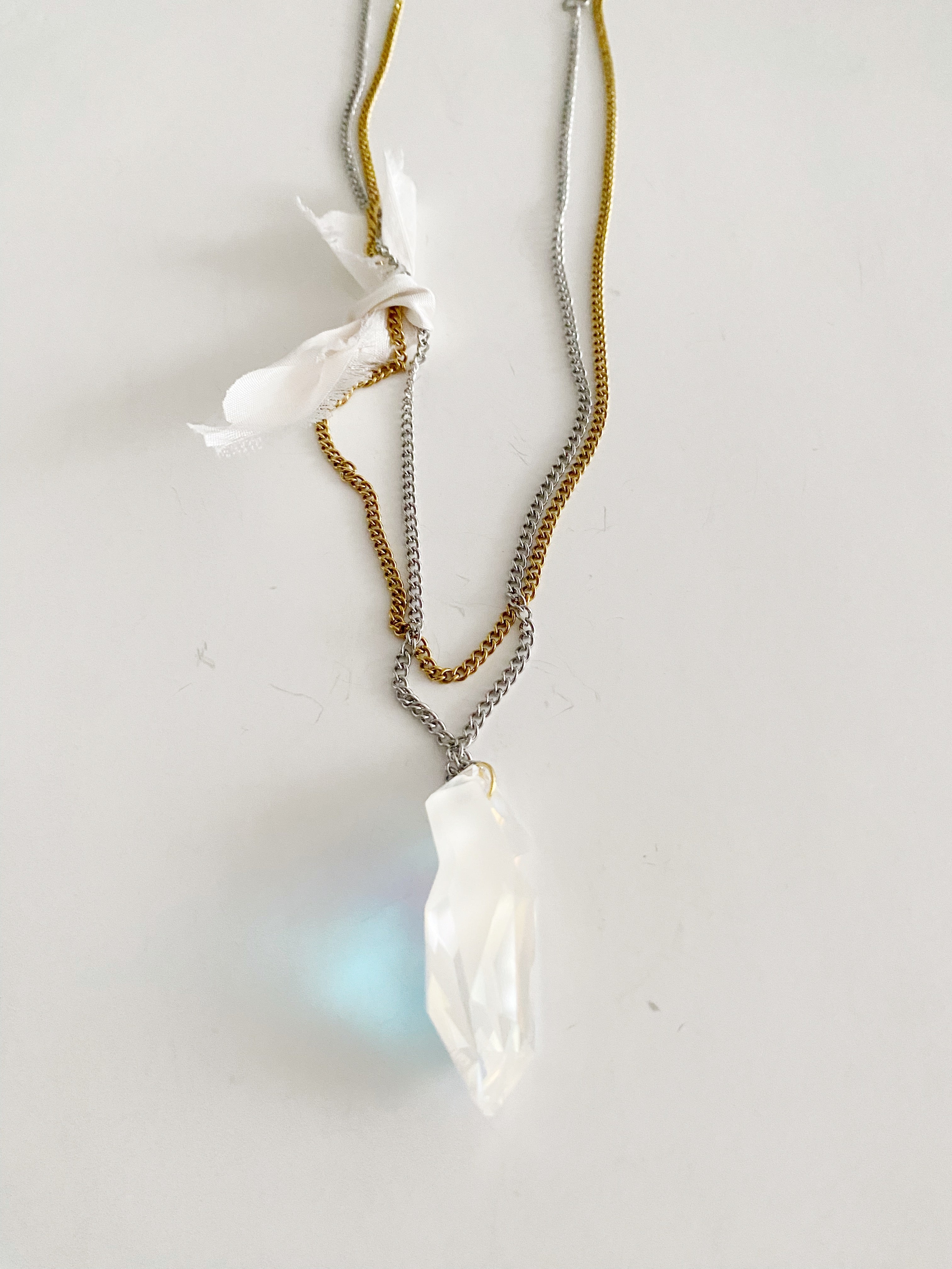 Collier pendentif Swarovski + JPG