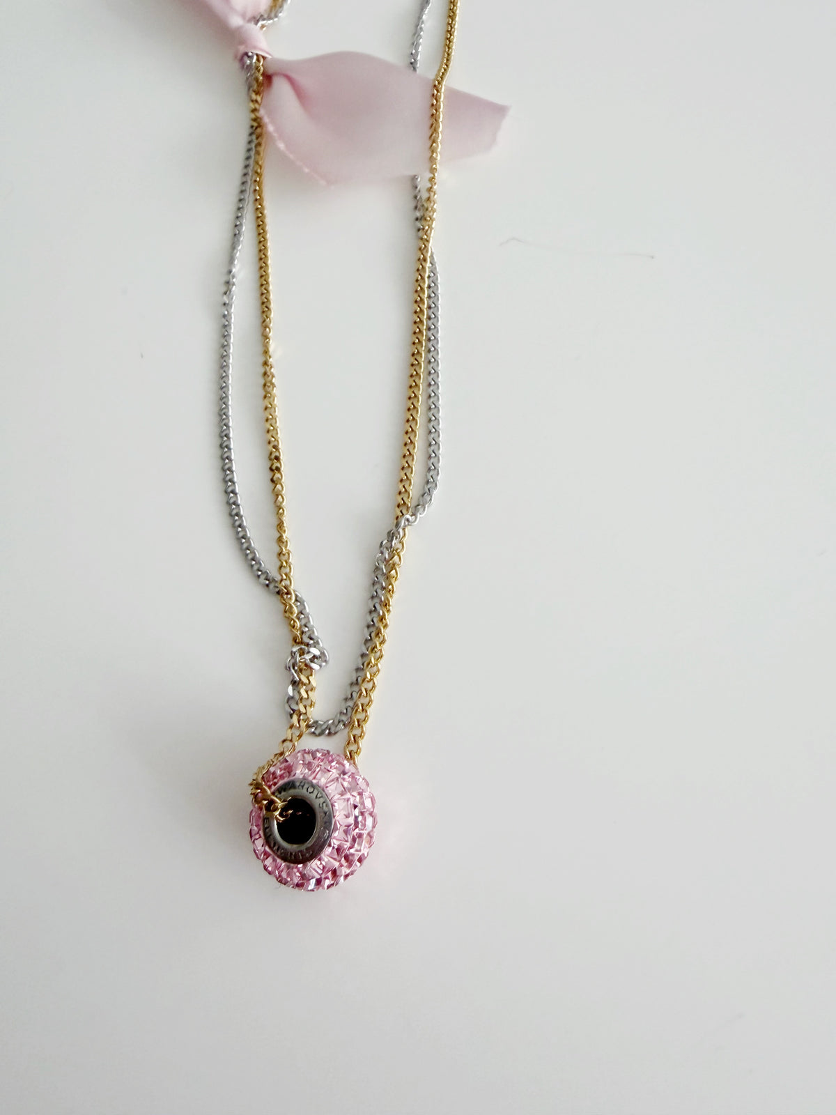 Collier Muse rose