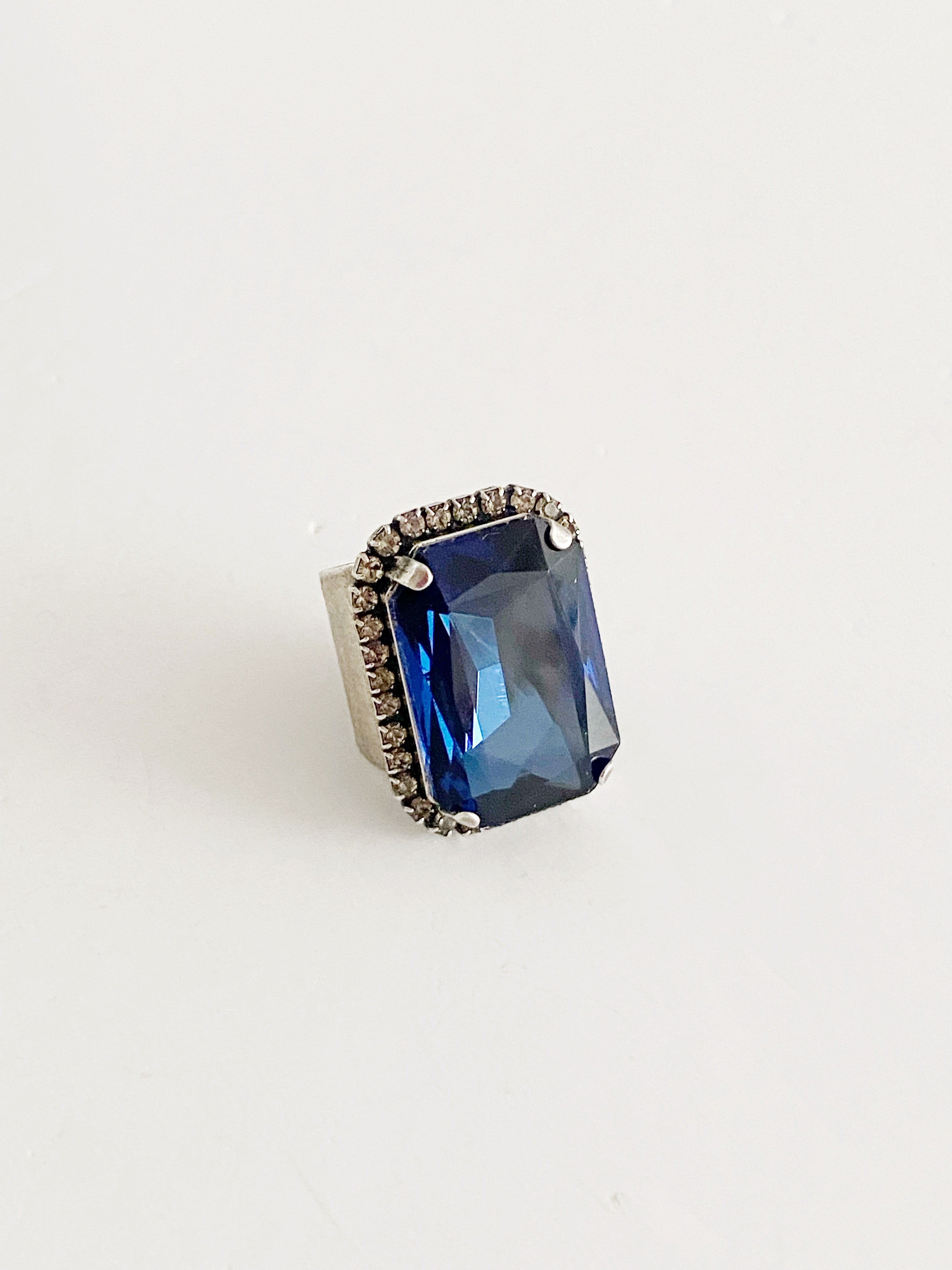 Bague cocktail Stella blue