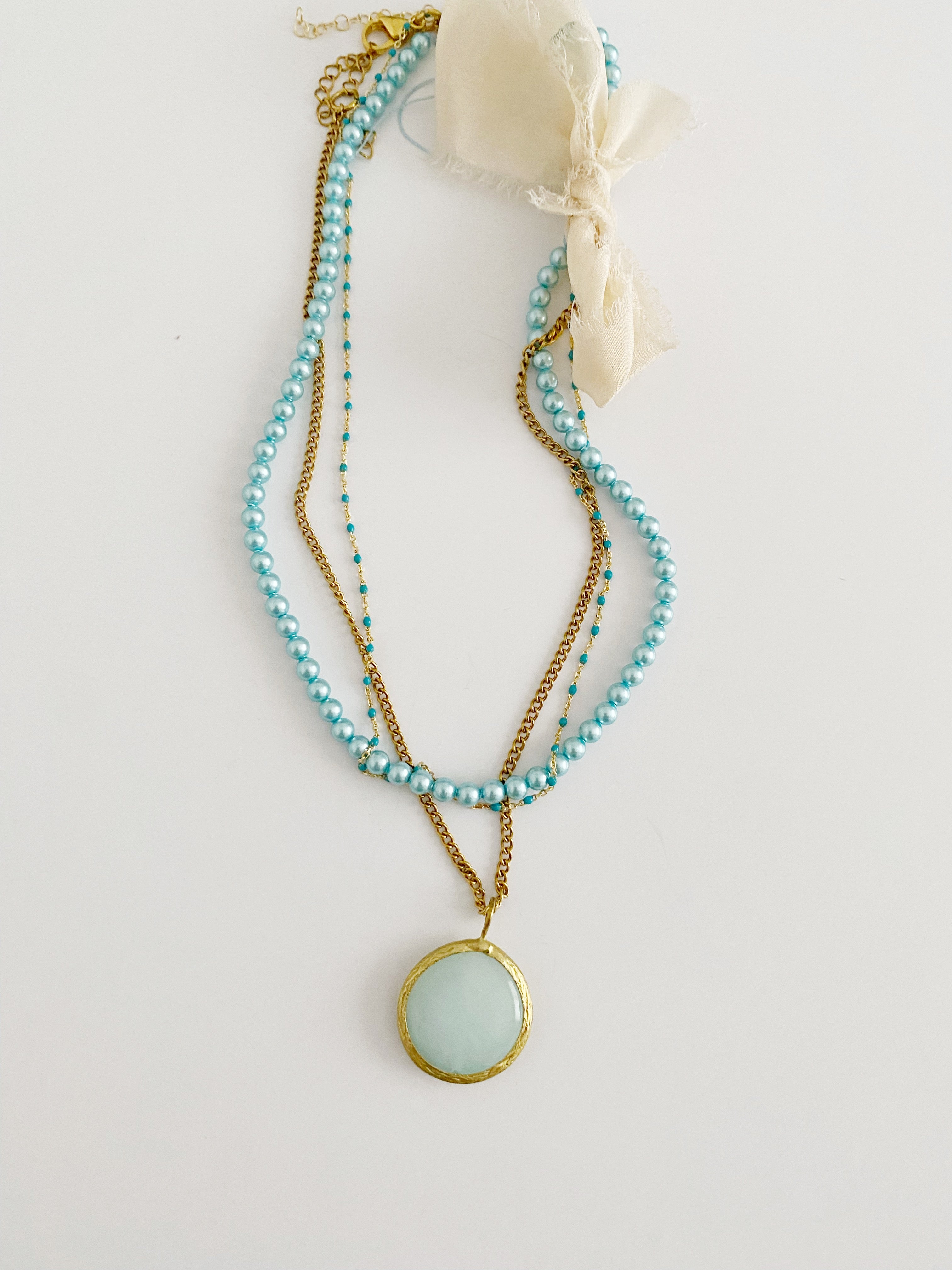 Ensemble de 3 Colliers Fidji