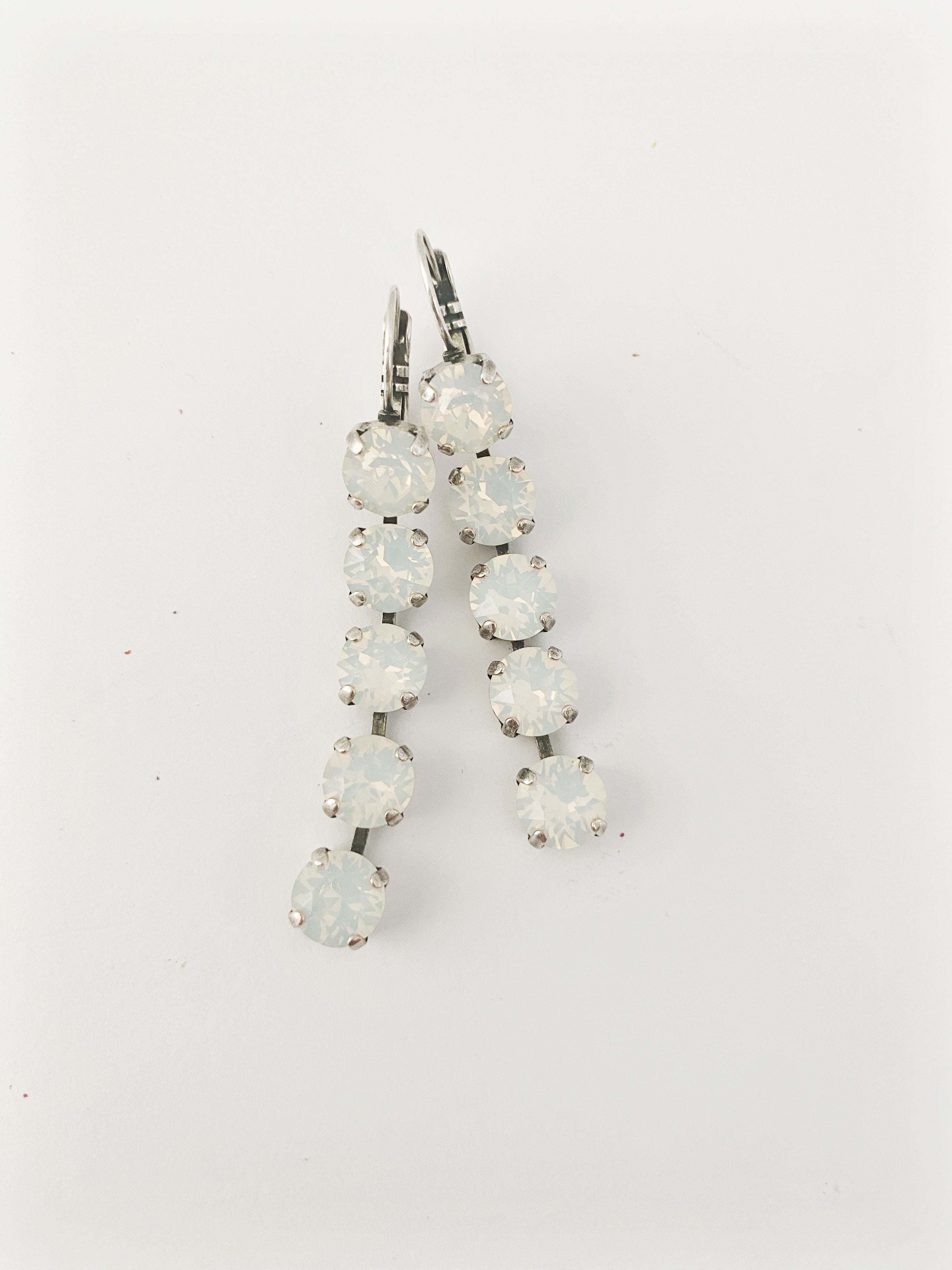 Boucles d'oreilles Seforia \ opal blanc