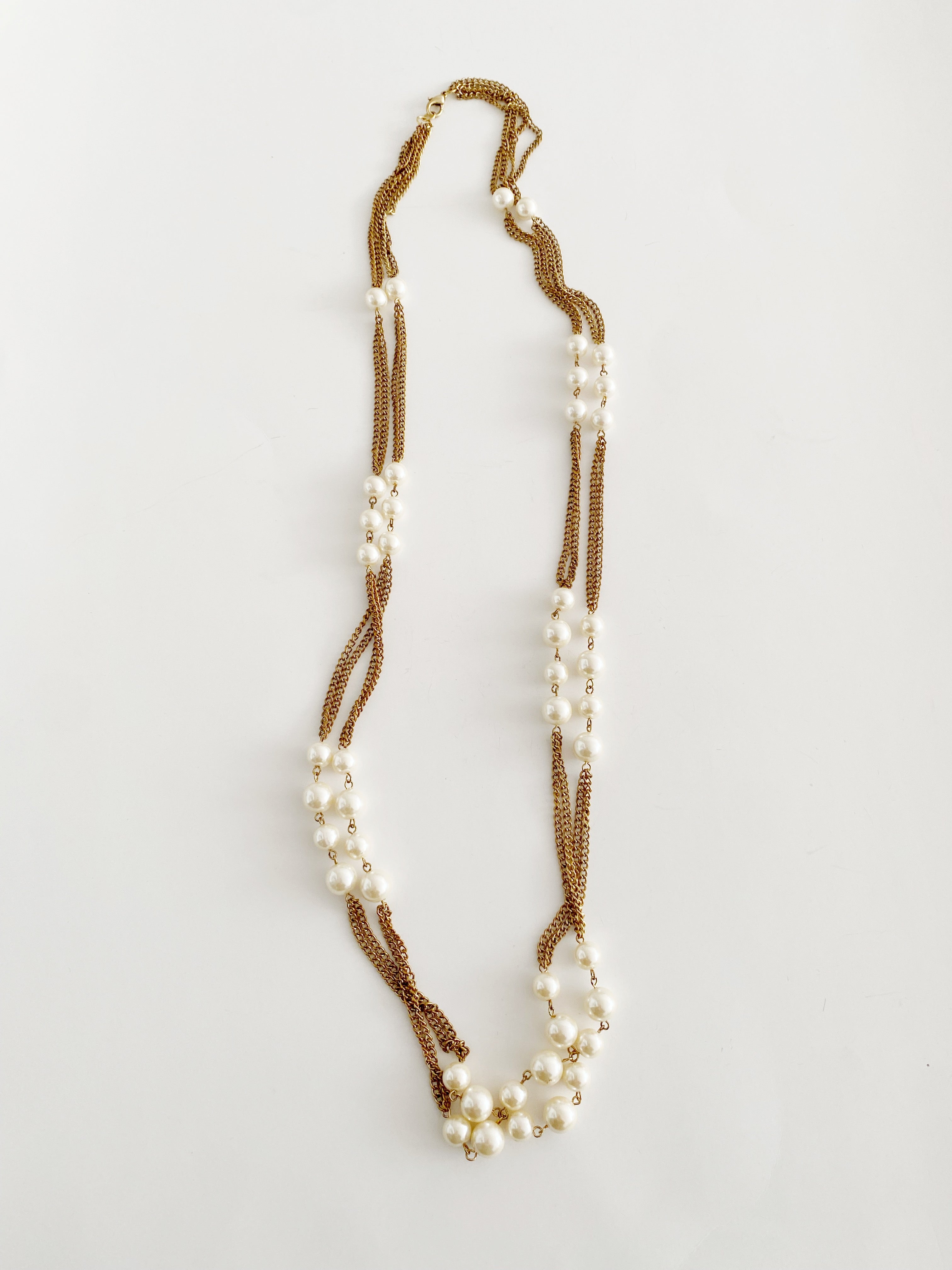 Collier long VINTAGE H-02